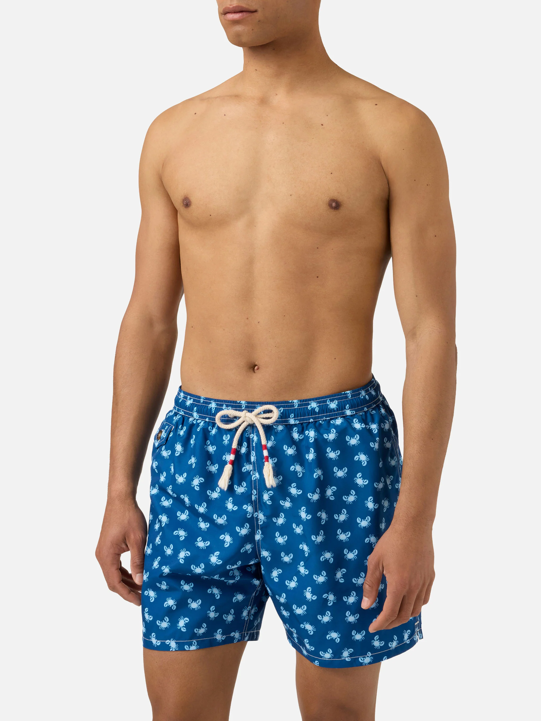 Lighting 70 swim shorts with blue all-over crab print - Image 3