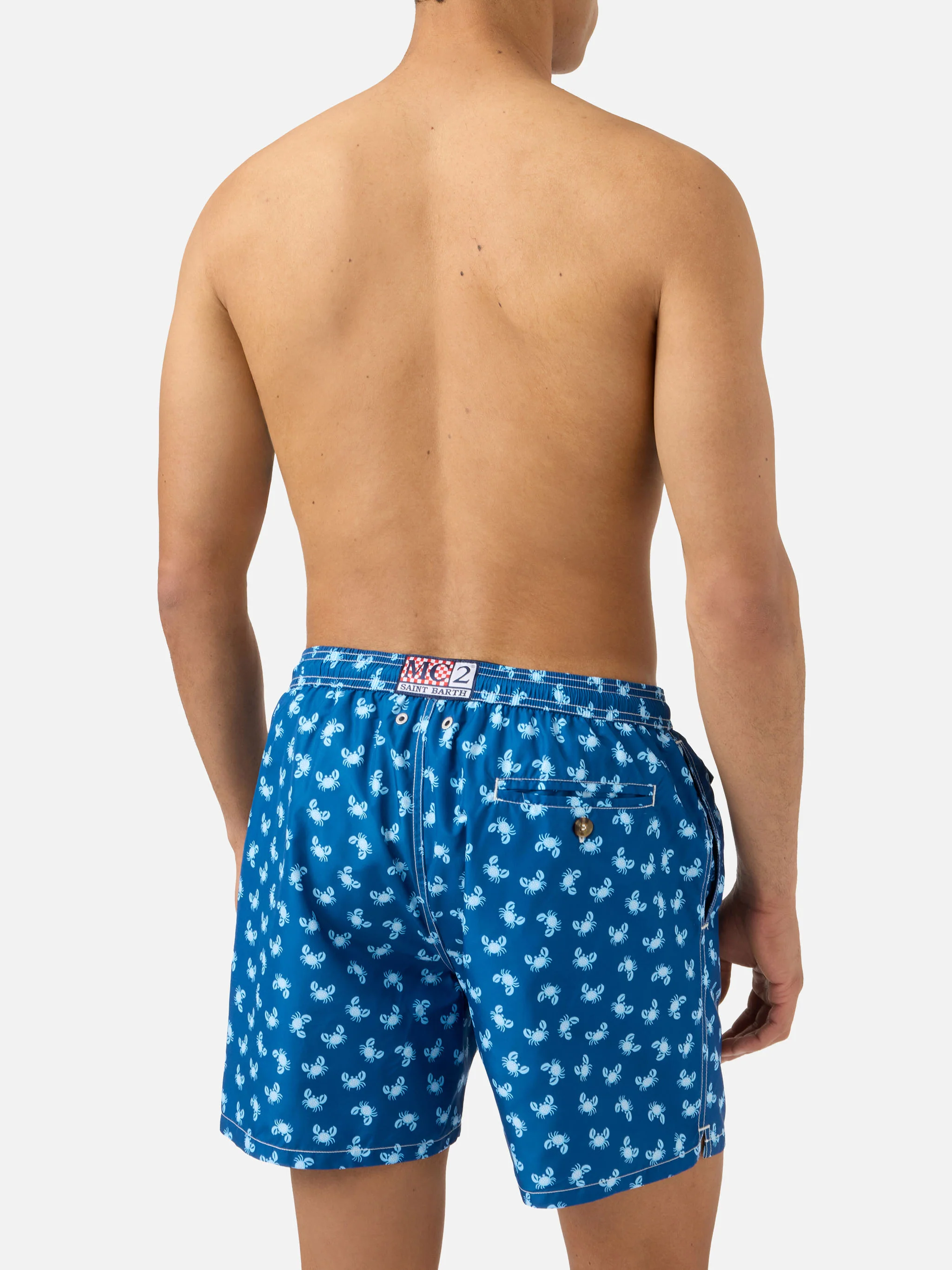 Lighting 70 swim shorts with blue all-over crab print - Image 5