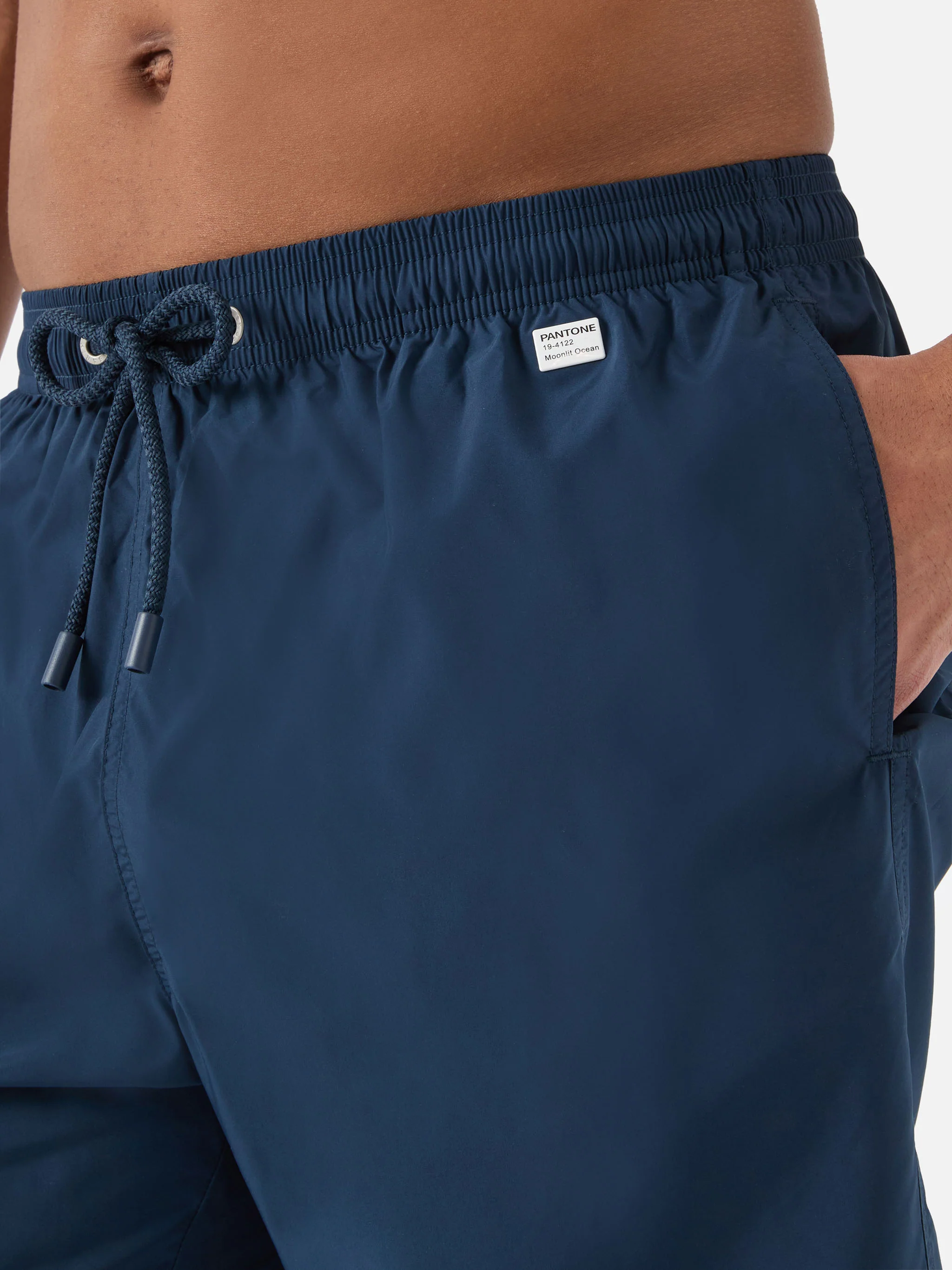 Lighting Pantone swim shorts in dark blue | Special Edition - Image 4