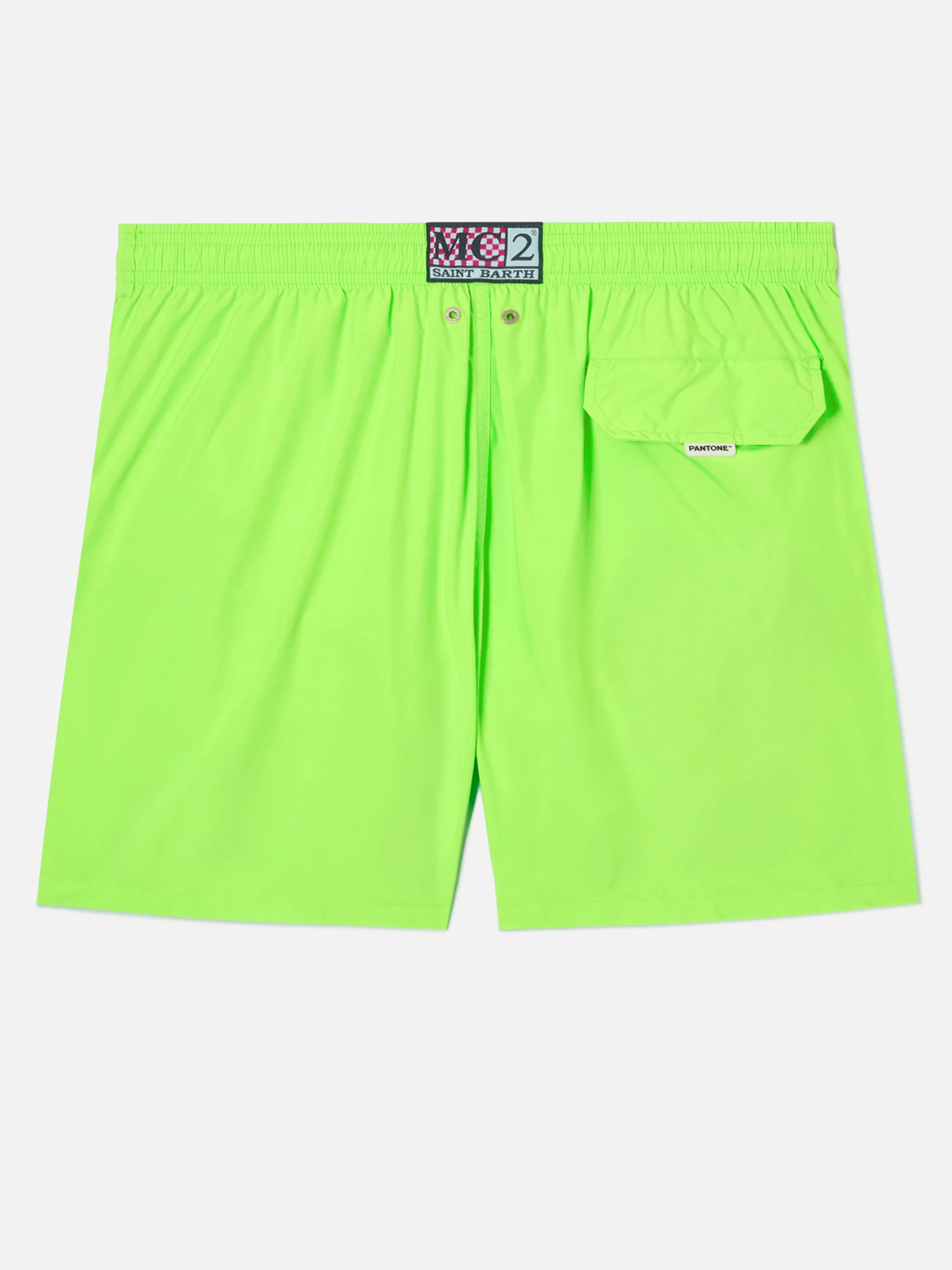 Lighting Pantone swim shorts in fluo green | Special Edition - Image 2