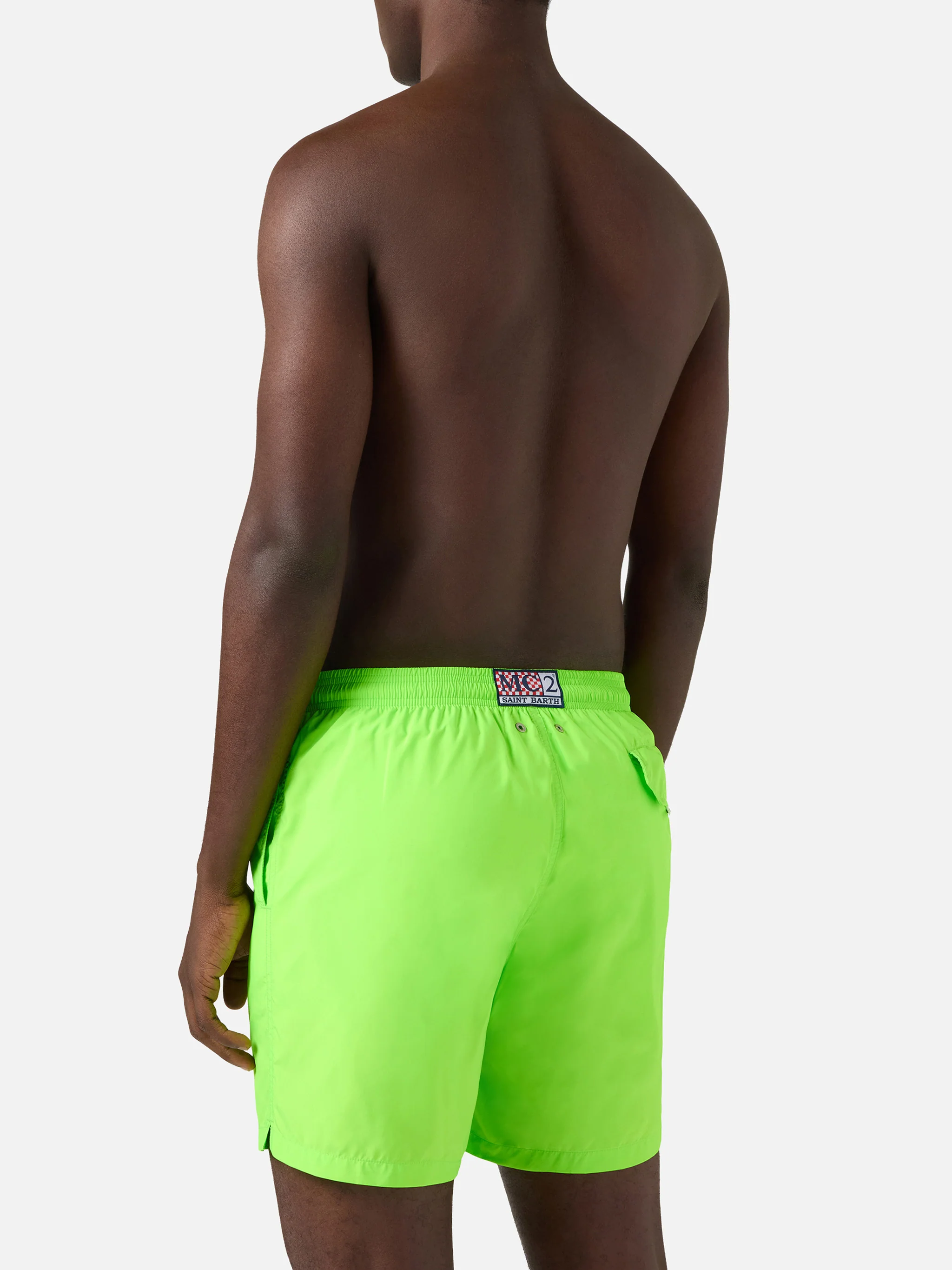 Lighting Pantone swim shorts in fluo green | Special Edition - Image 5