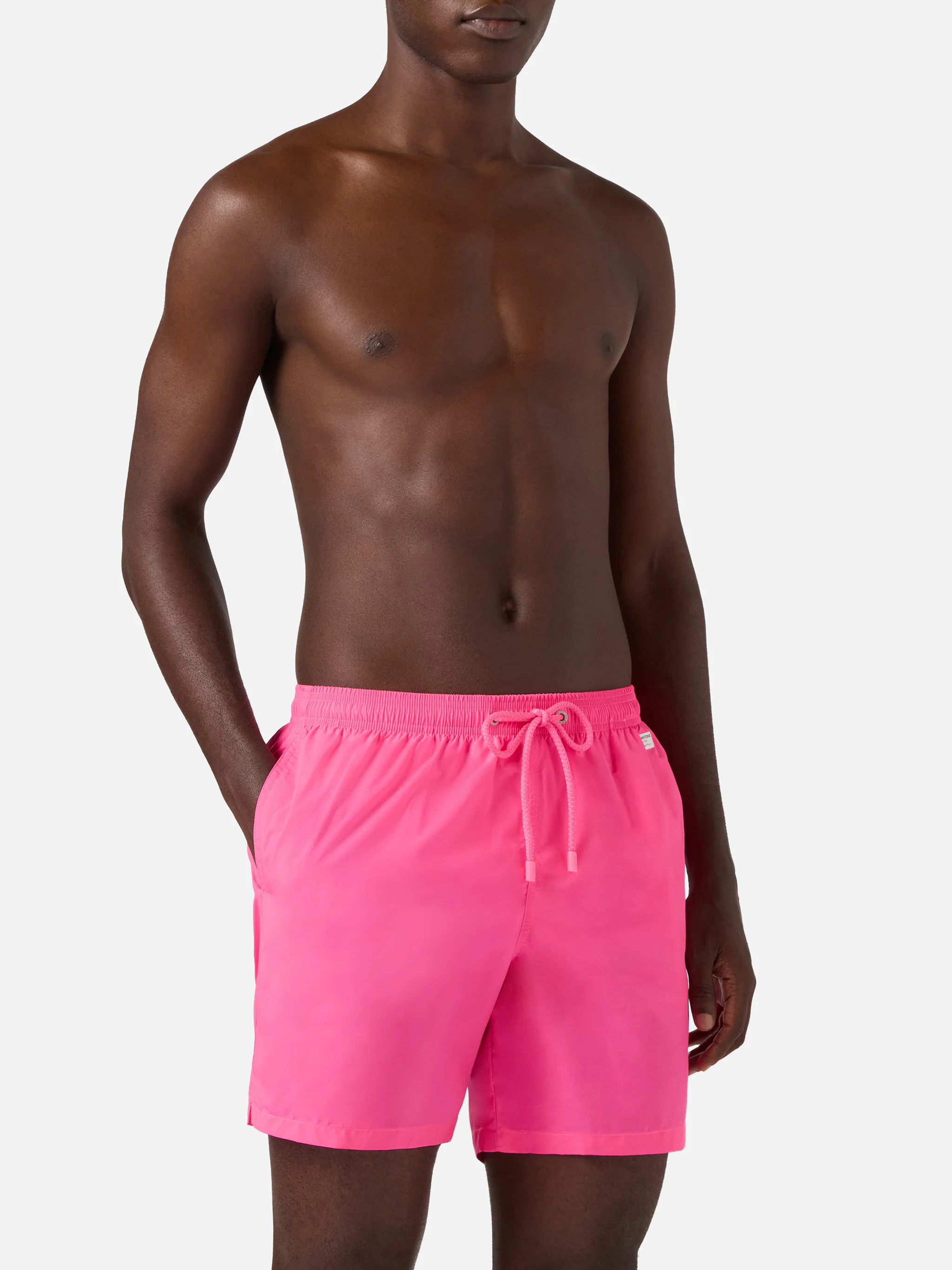 Lighting Pantone swim shorts in solid fluo pink | Special Edition - Image 3