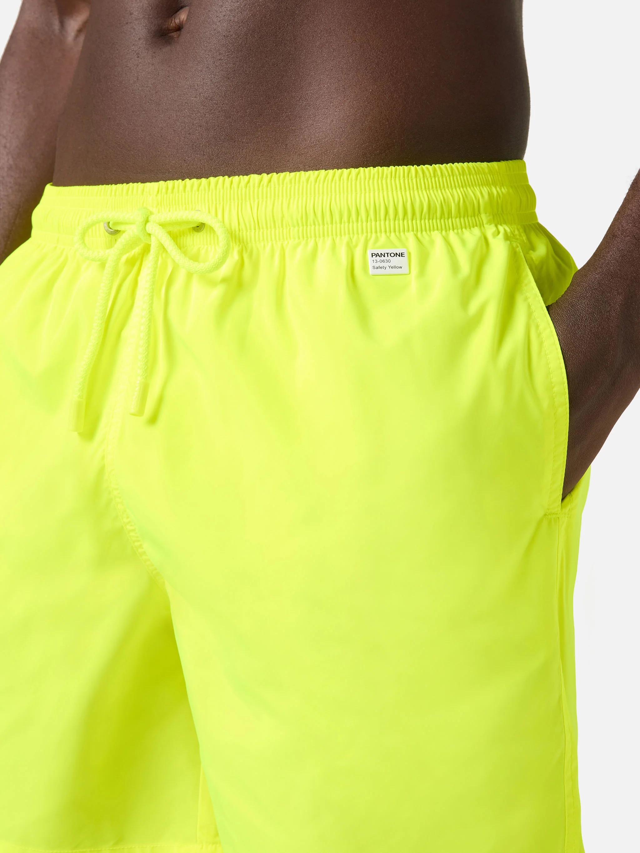 Lighting Pantone swim shorts in fluo yellow | Special Edition - Image 4