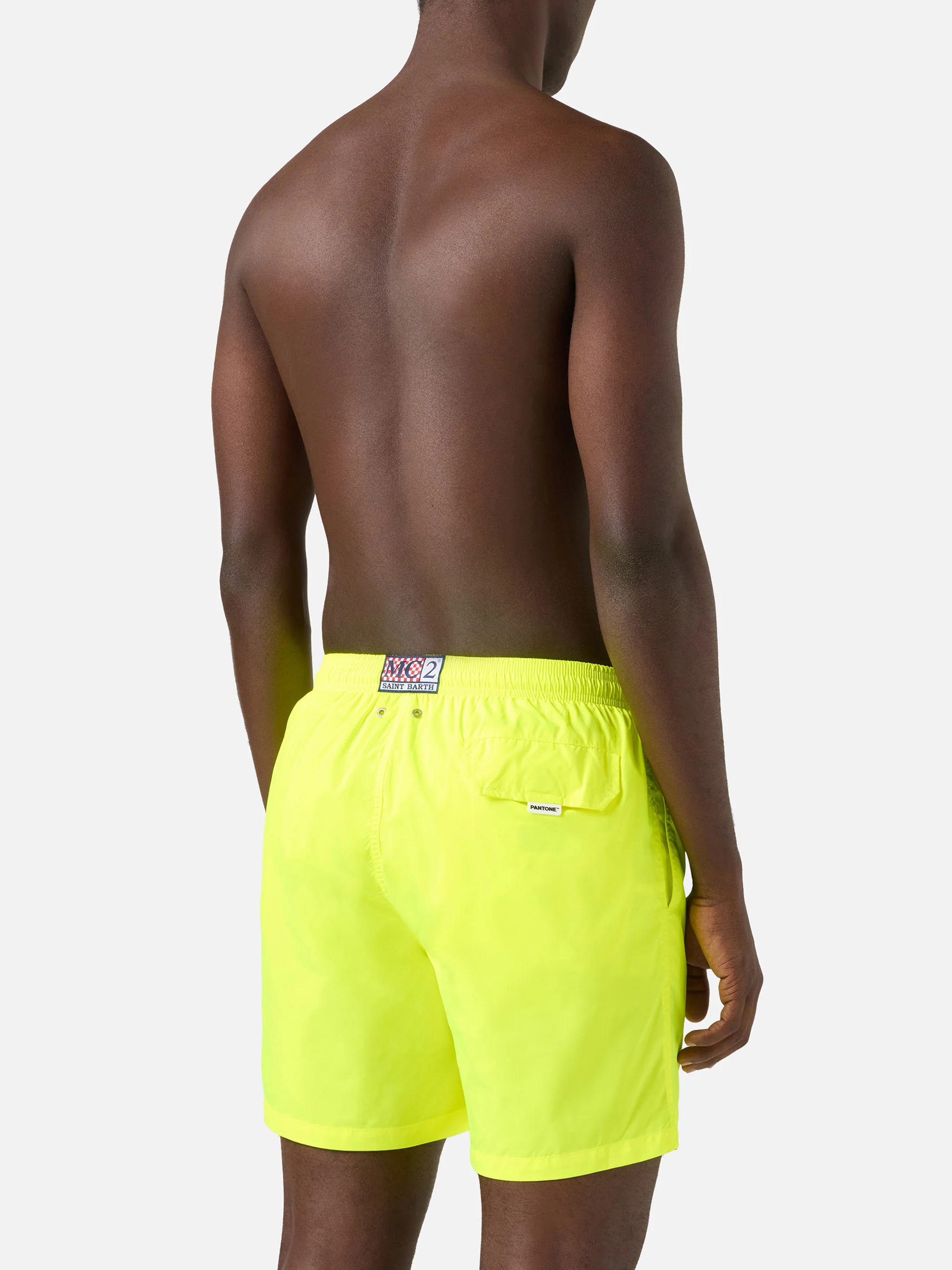 Lighting Pantone swim shorts in fluo yellow | Special Edition - Image 5