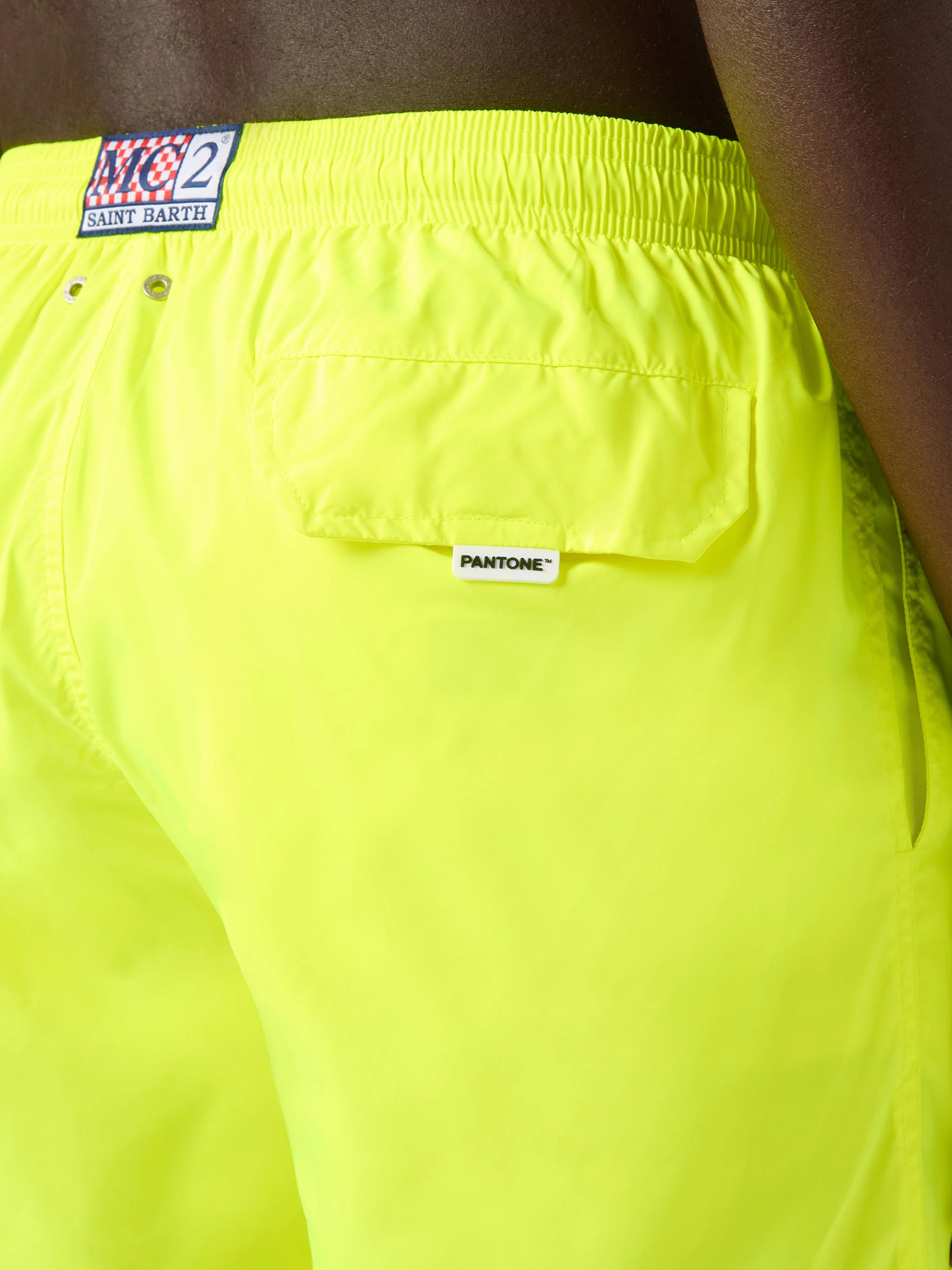 Lighting Pantone swim shorts in fluo yellow | Special Edition - Image 6