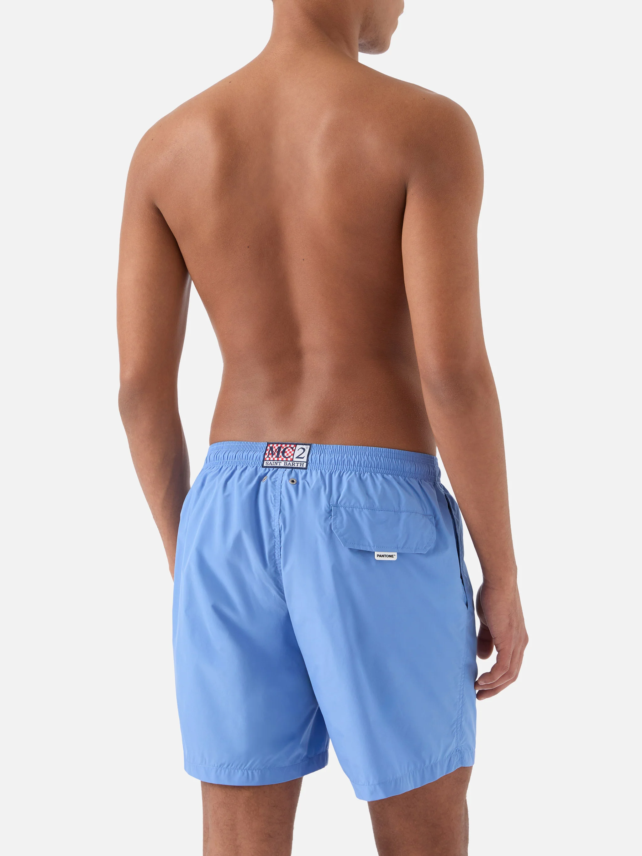 Lighting Pantone swim shorts in light blue | Special Edition - Image 5