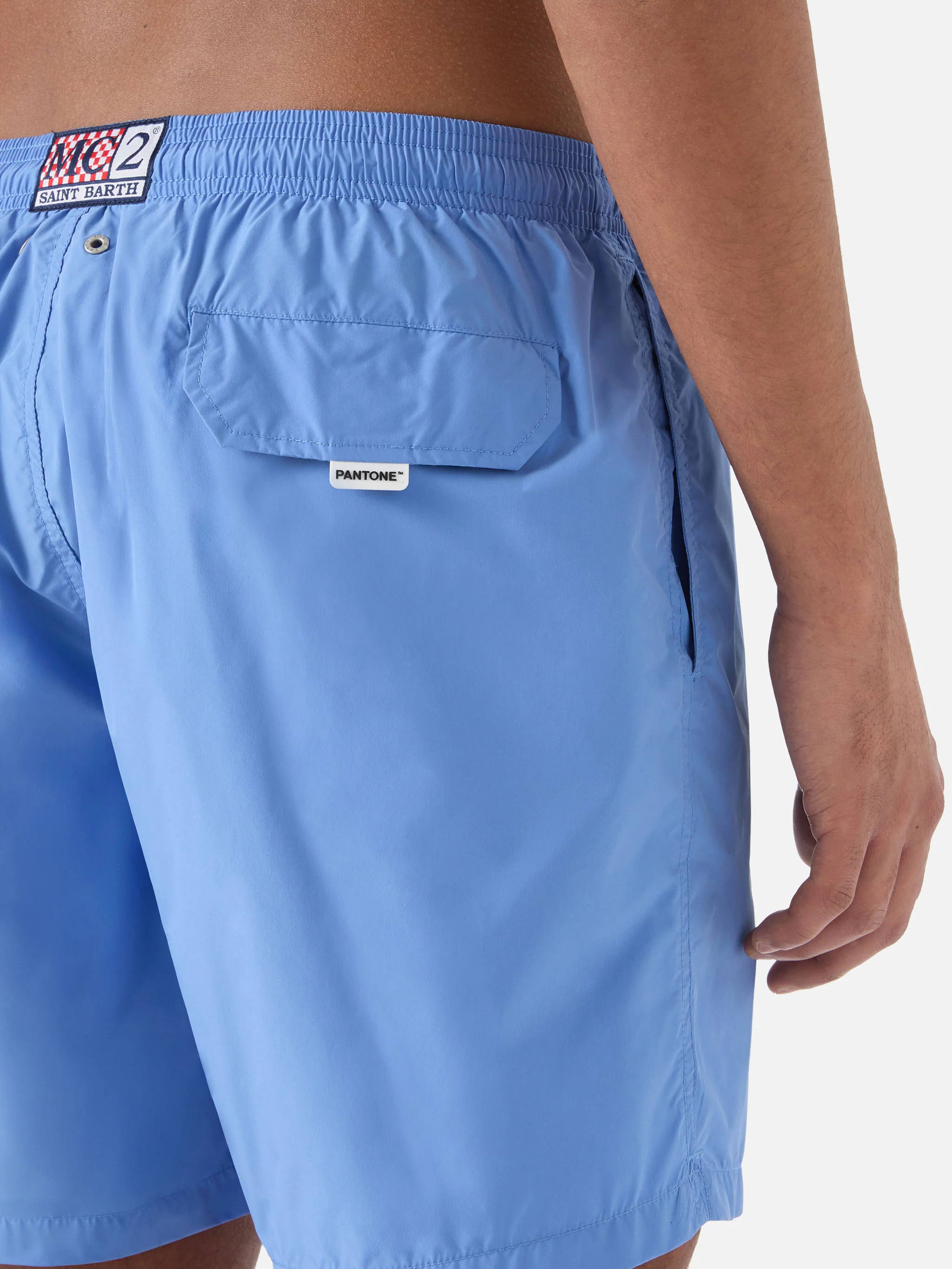 Lighting Pantone swim shorts in light blue | Special Edition - Image 6