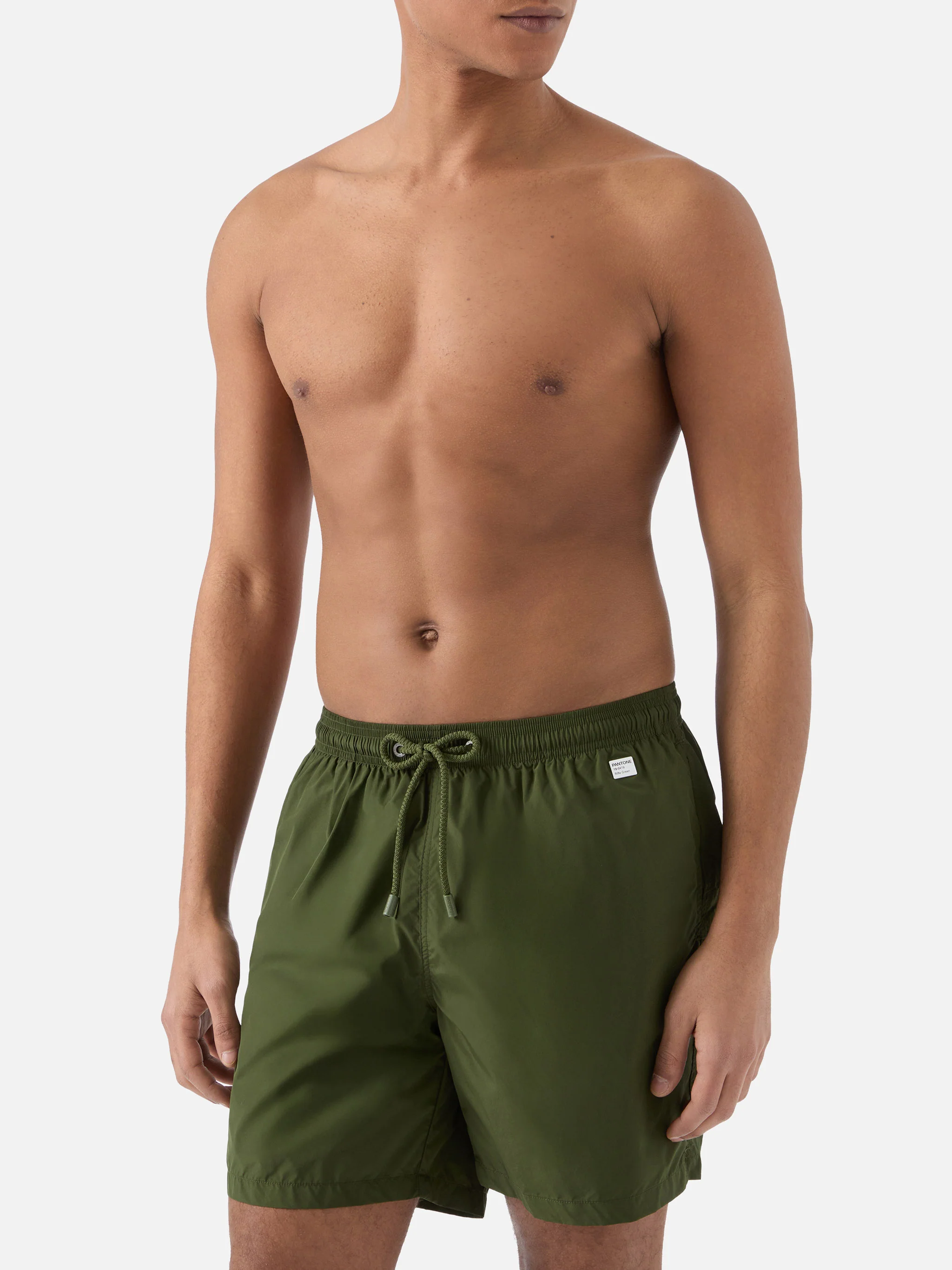 Lighting Pantone swim shorts in military green | Special Edition - Image 3