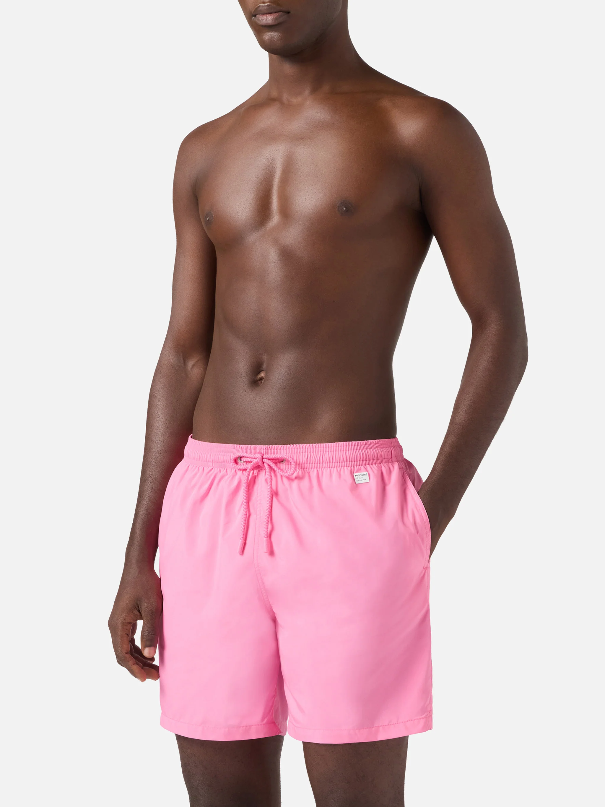 Lighting Pantone swim shorts in pink | Special Edition - Image 3