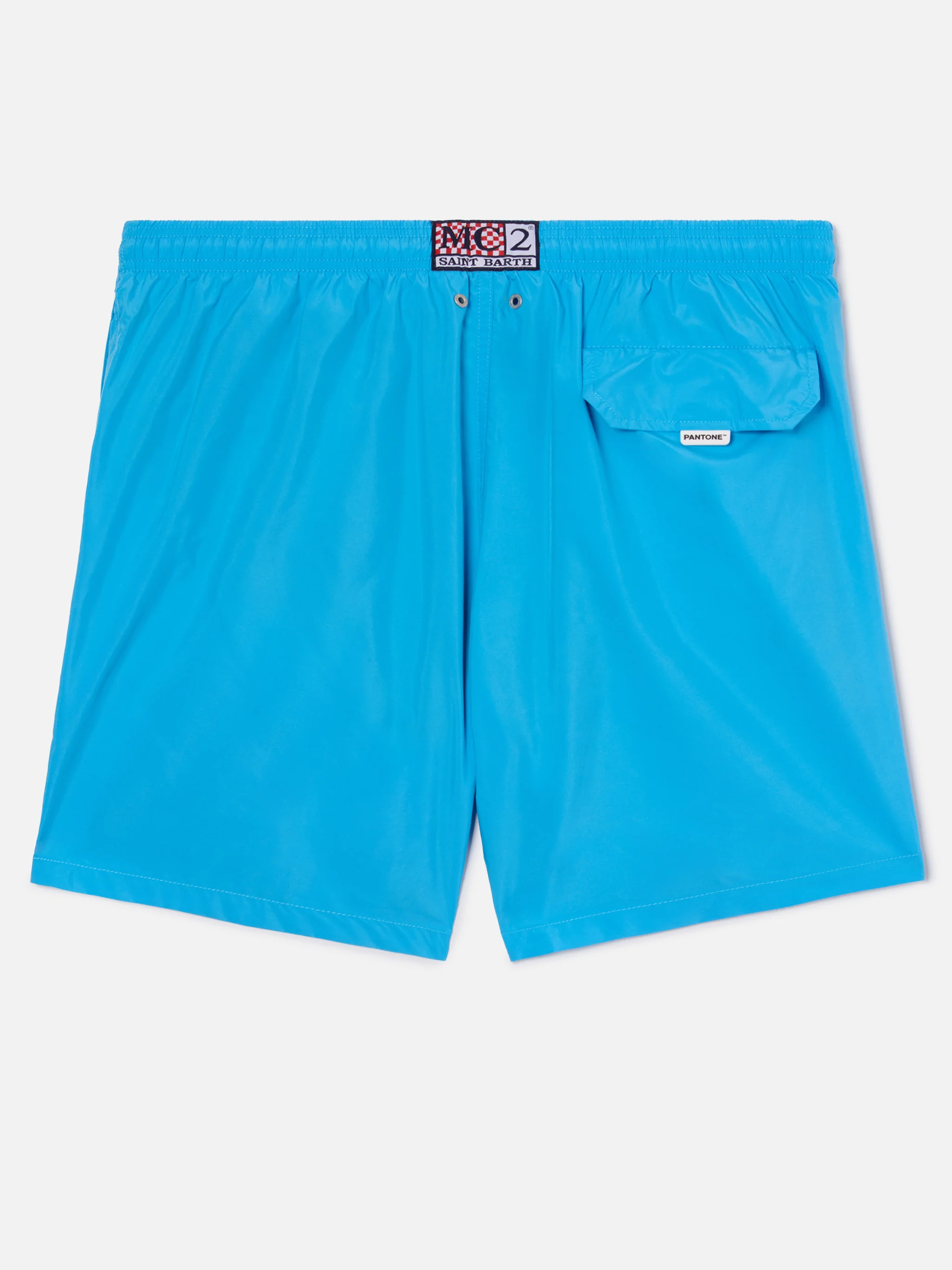 Lighting Pantone swim shorts in sky blue | Special Edition - Image 2