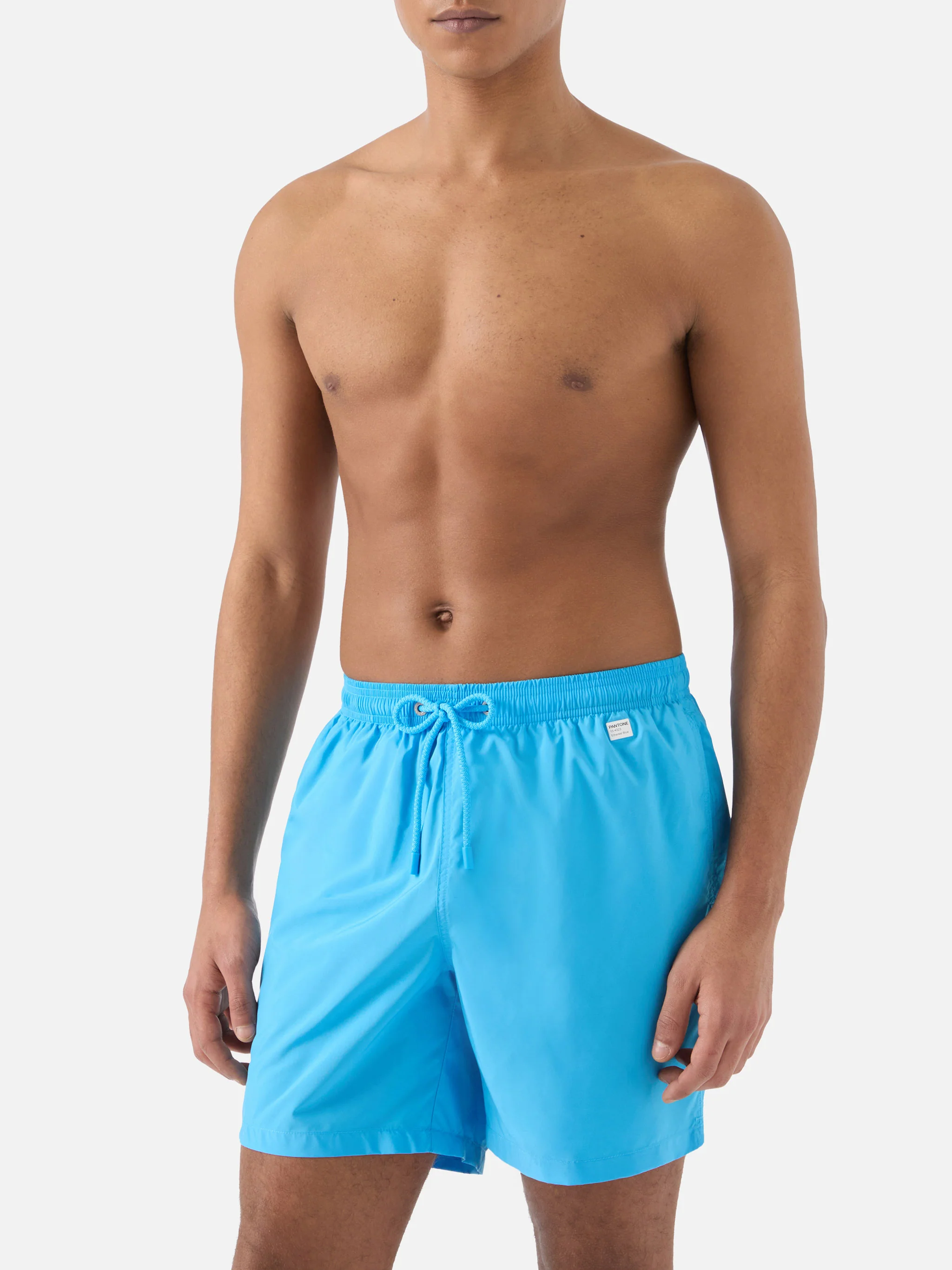 Lighting Pantone swim shorts in sky blue | Special Edition - Image 3