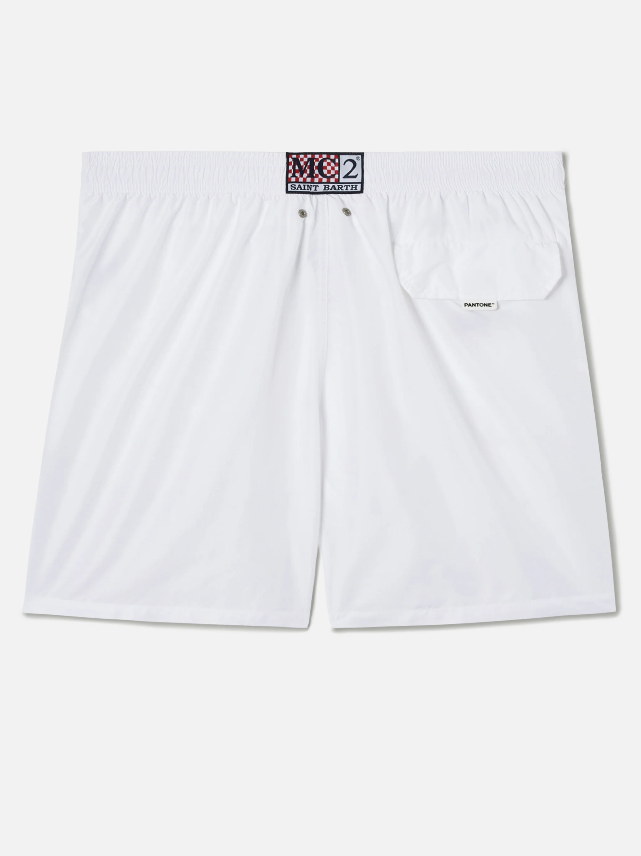Lighting Pantone swim shorts in white | Special Edition - Image 2