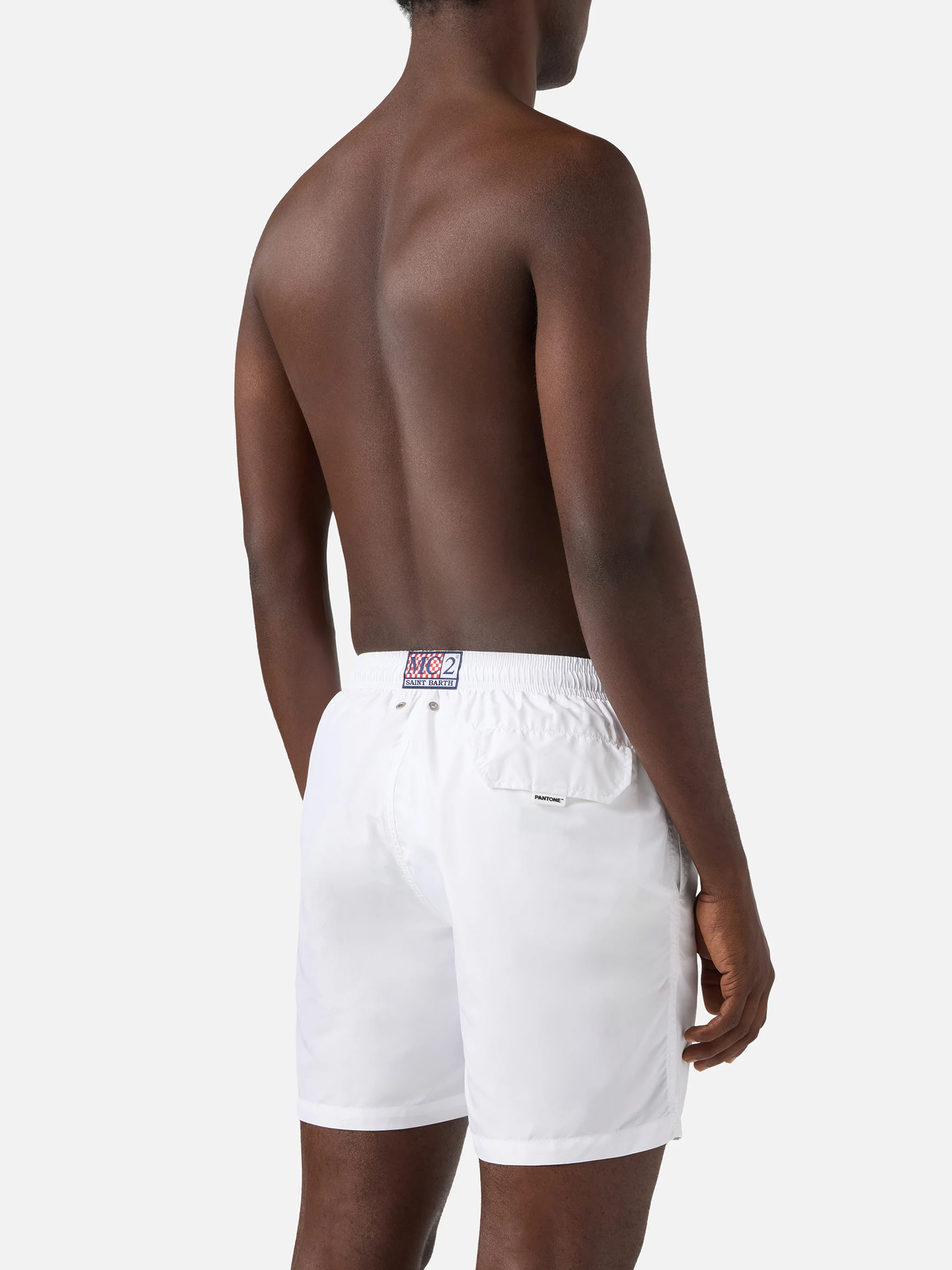 Lighting Pantone swim shorts in white | Special Edition - Image 5