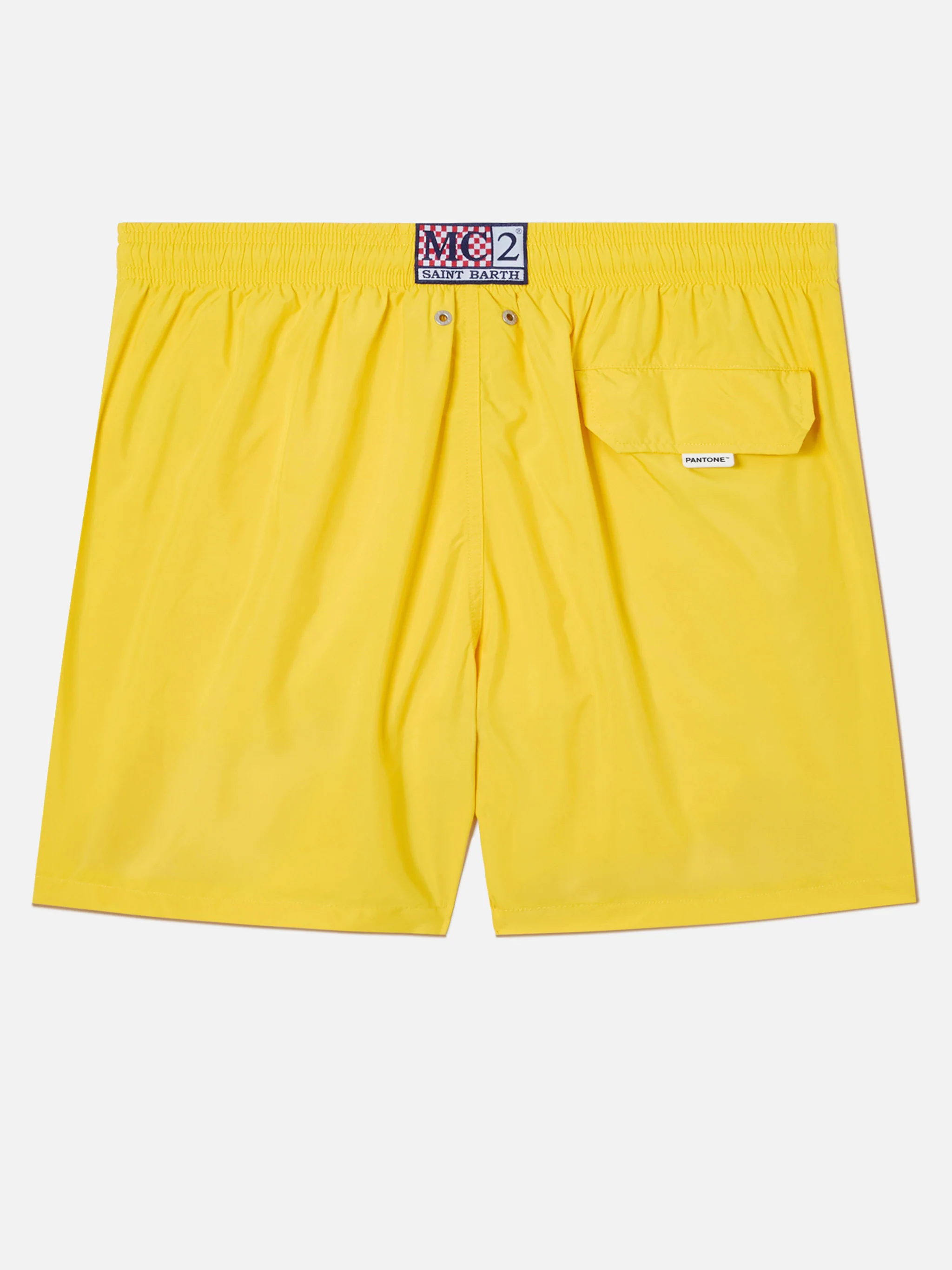 Lighting Pantone swim shorts in yellow | Special Edition - Image 2