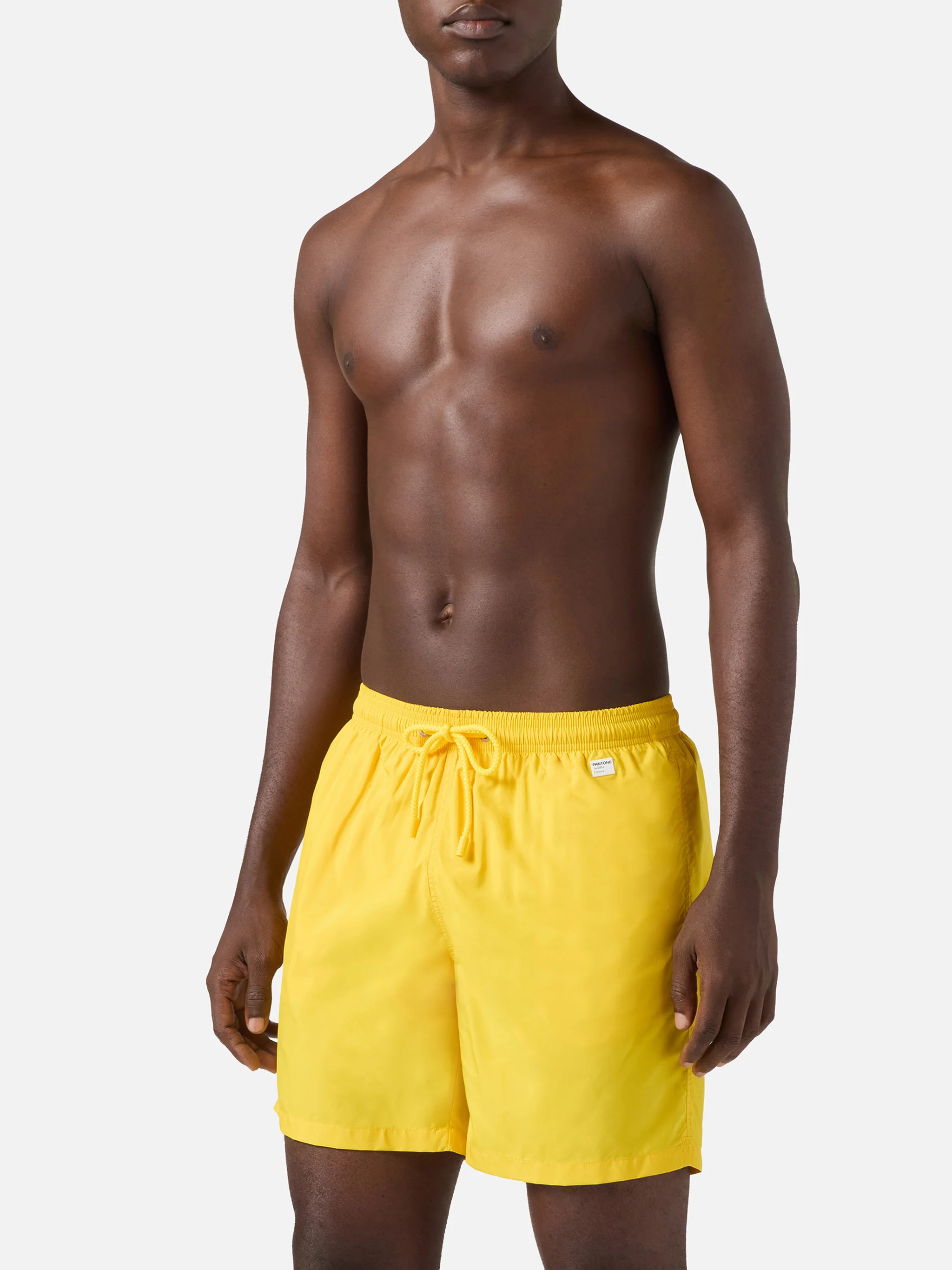 Lighting Pantone swim shorts in yellow | Special Edition - Image 3
