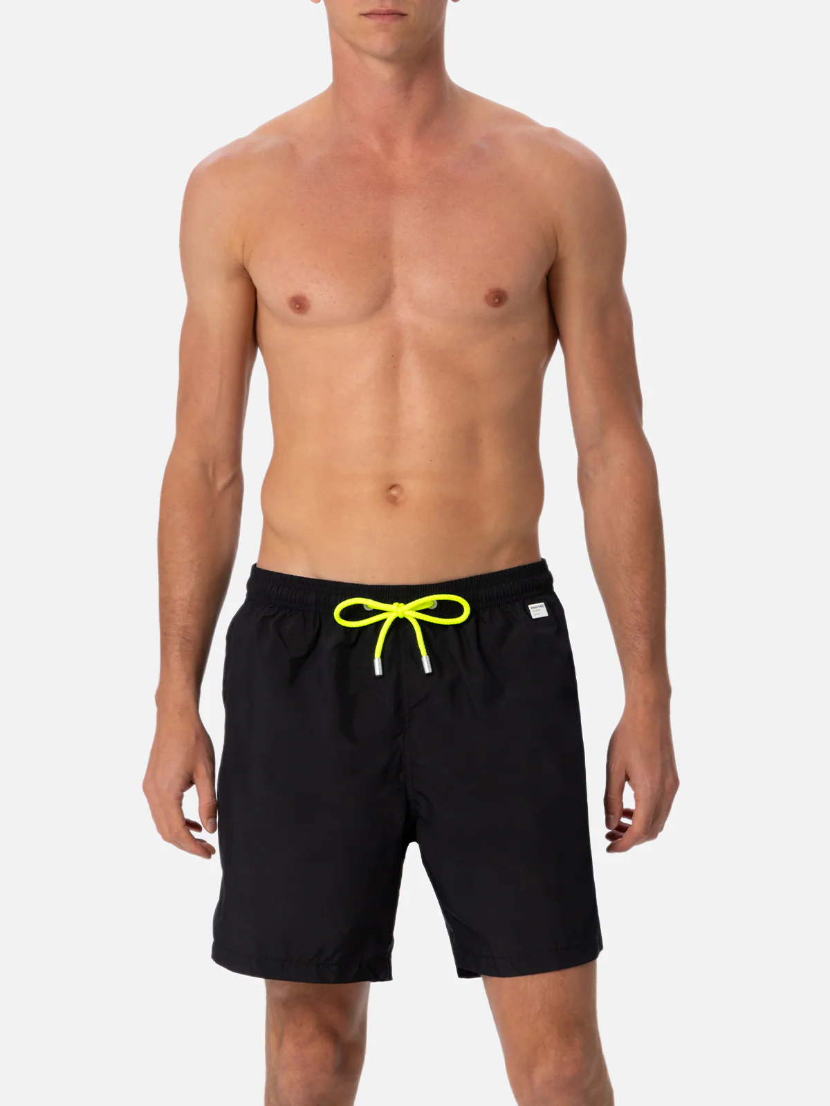 Lightweight fabric black swim shorts Lighting Pantone | PANTONE® SPECIAL EDITION - Image 4