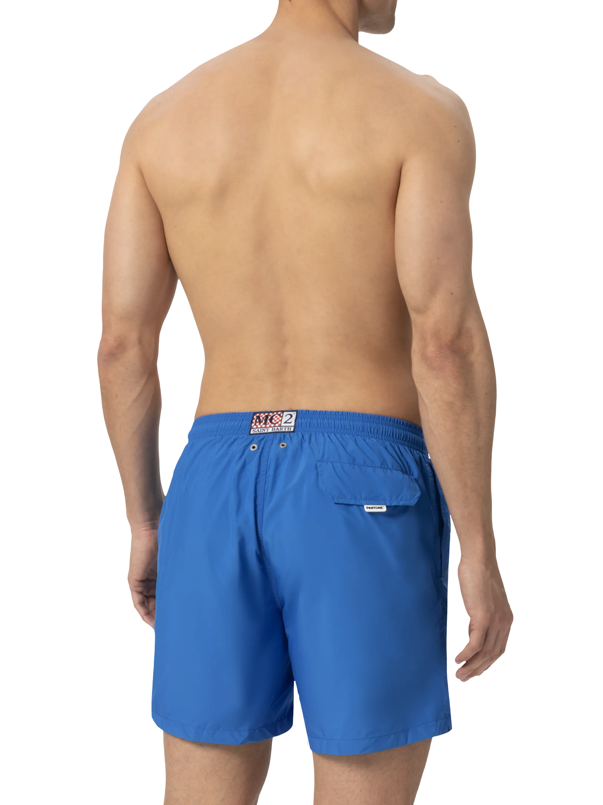 Lightweight fabric bluette swim shorts Lighting Pantone | PANTONE® SPECIAL EDITION - Image 4