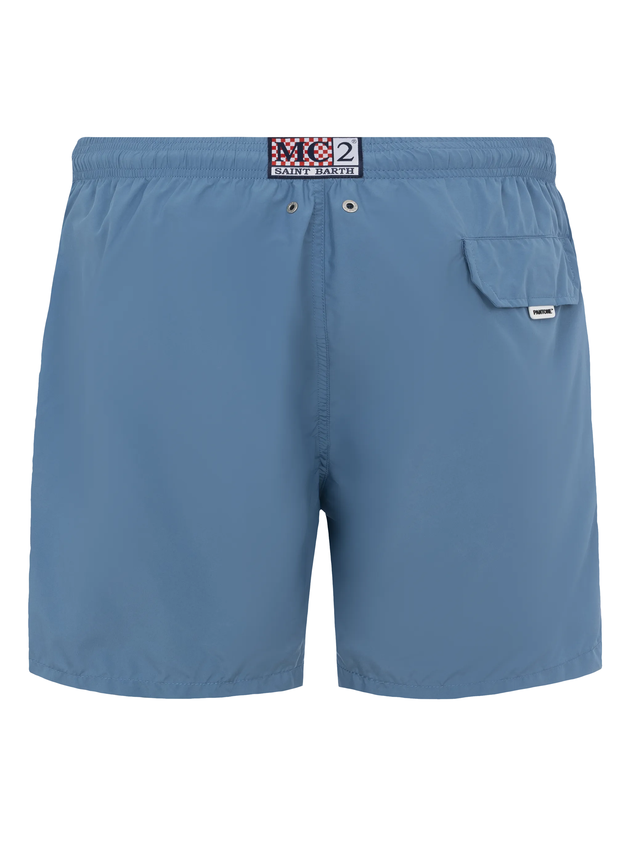 Lightweight fabric dusty blue swim shorts Lighting Pantone | PANTONE® SPECIAL EDITION - Image 2