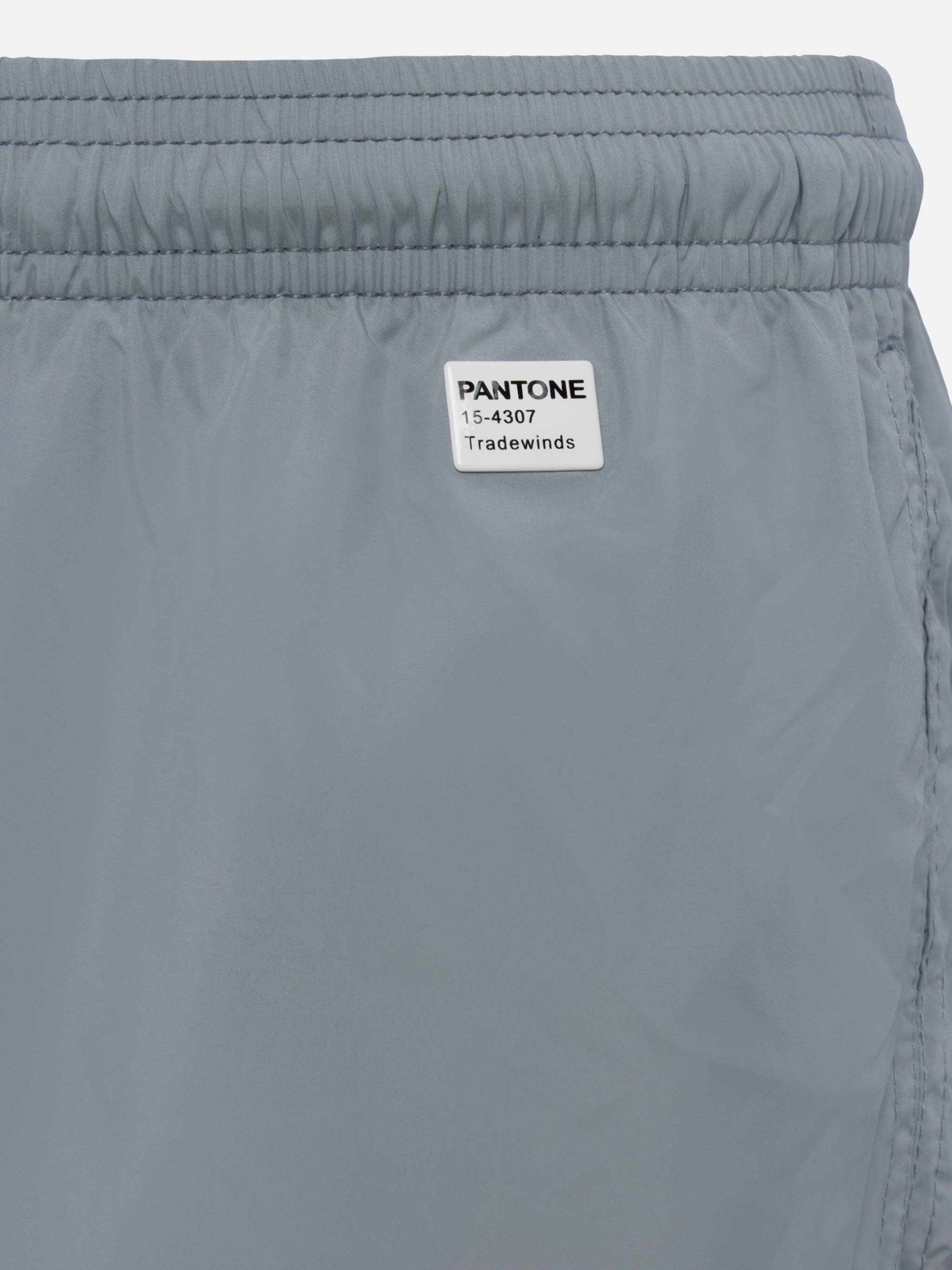 Lightweight fabric grey swim shorts Lighting Pantone | PANTONE® SPECIAL EDITION - Image 2