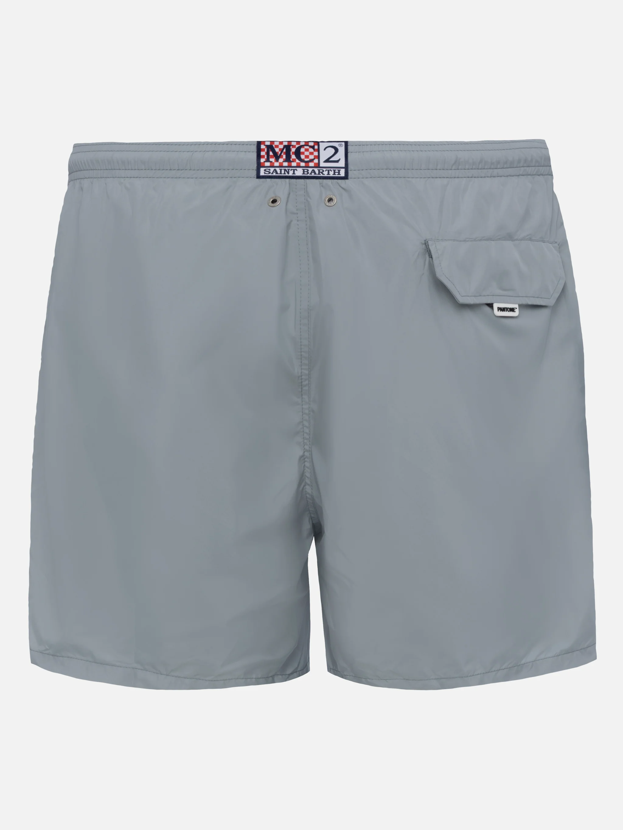 Lightweight fabric grey swim shorts Lighting Pantone | PANTONE® SPECIAL EDITION - Image 3