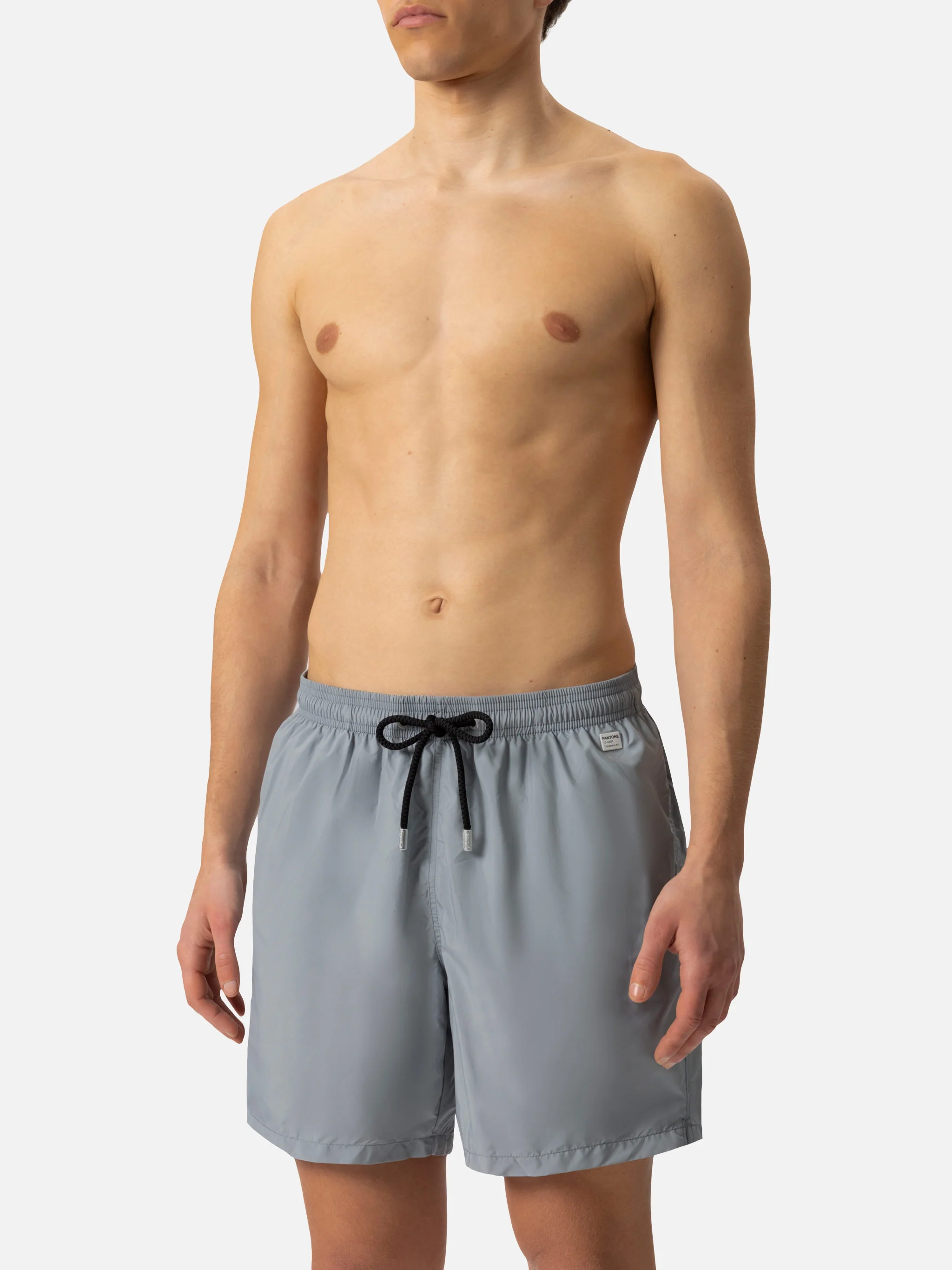 Lightweight fabric grey swim shorts Lighting Pantone | PANTONE® SPECIAL EDITION - Image 5