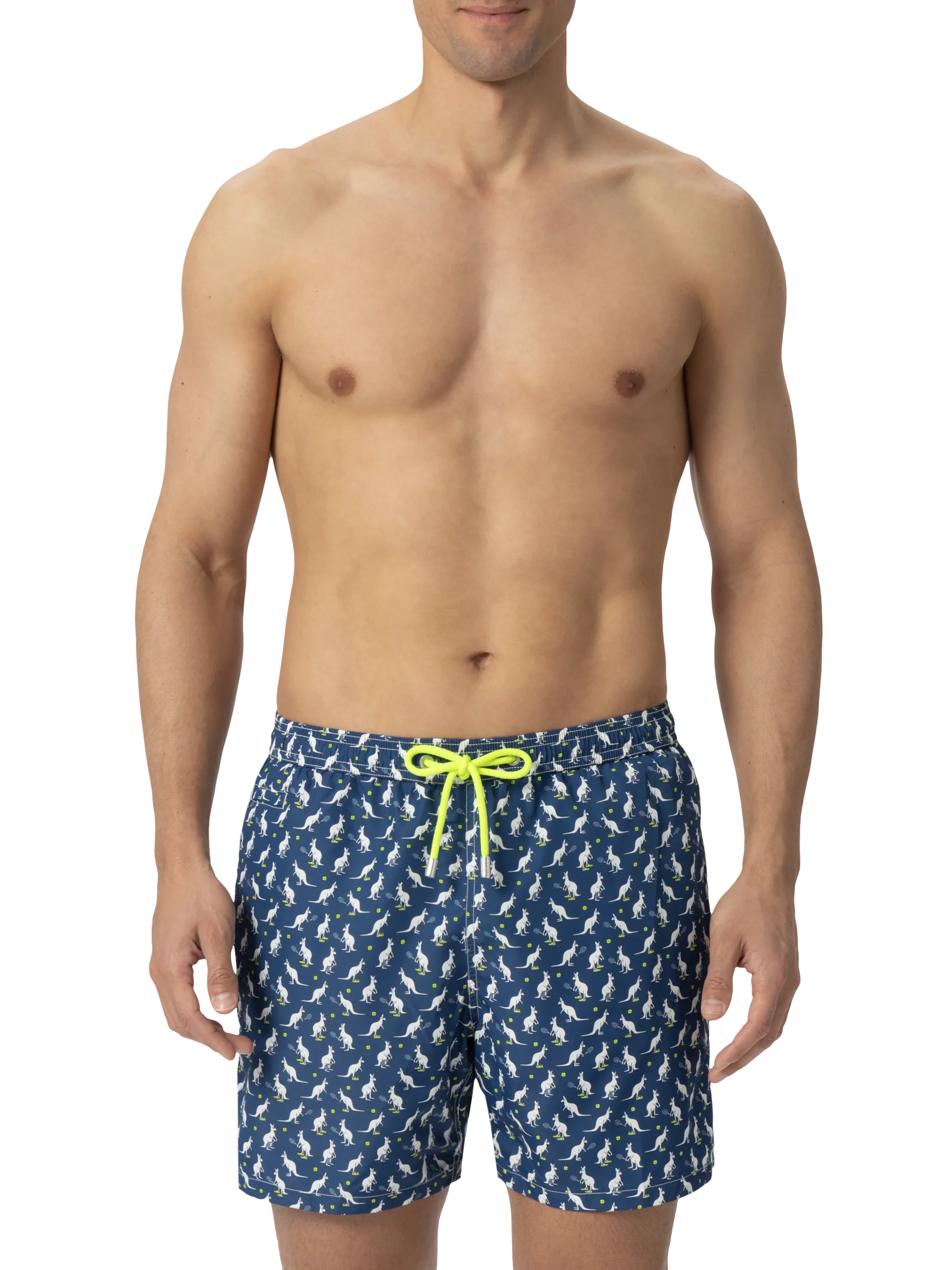 Lightweight fabric swim shorts Lighting with Australian print | AUSTRALIAN BRAND SPECIAL EDITION - Image 3