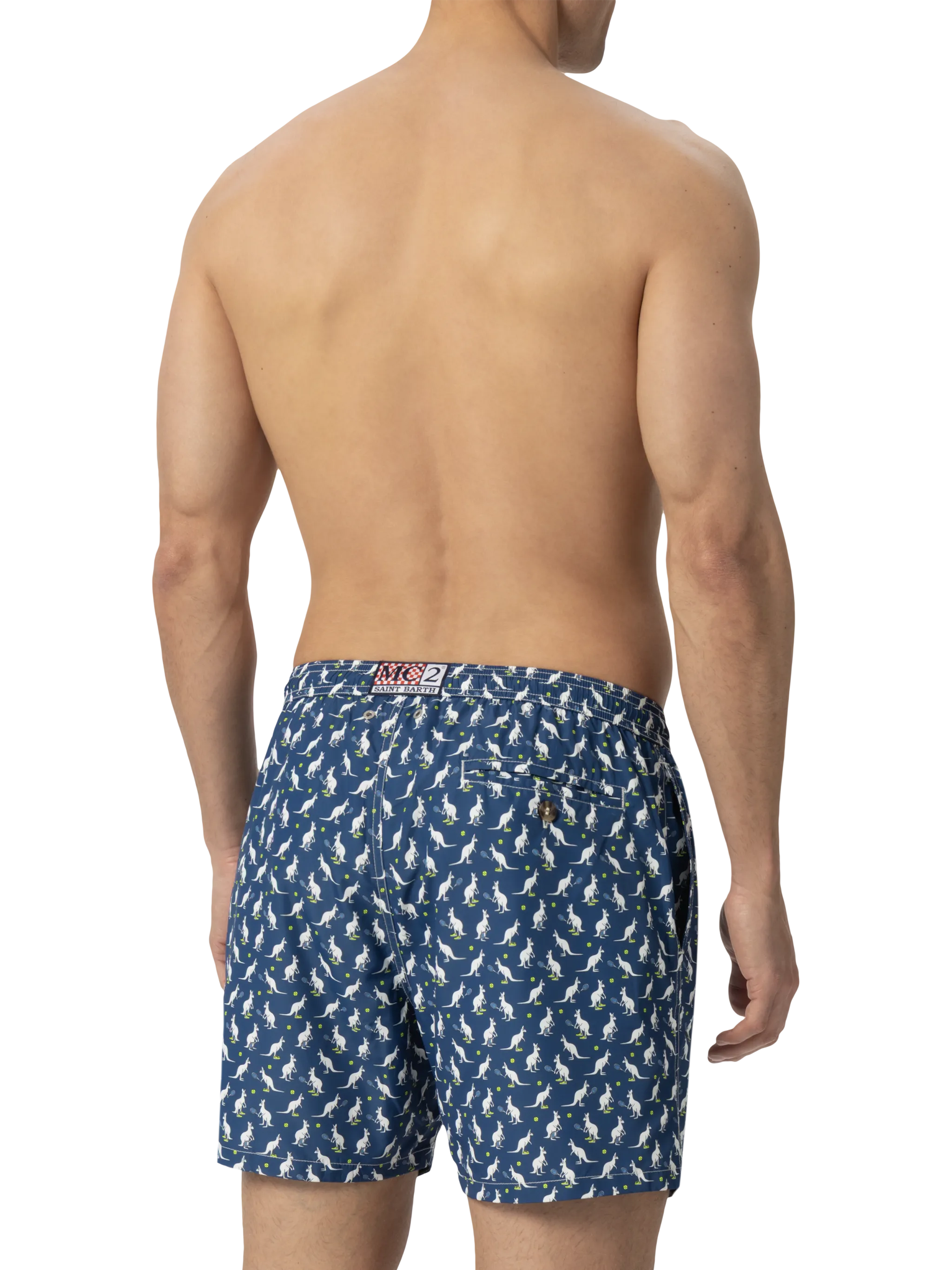 Lightweight fabric swim shorts Lighting with Australian print | AUSTRALIAN BRAND SPECIAL EDITION - Image 4