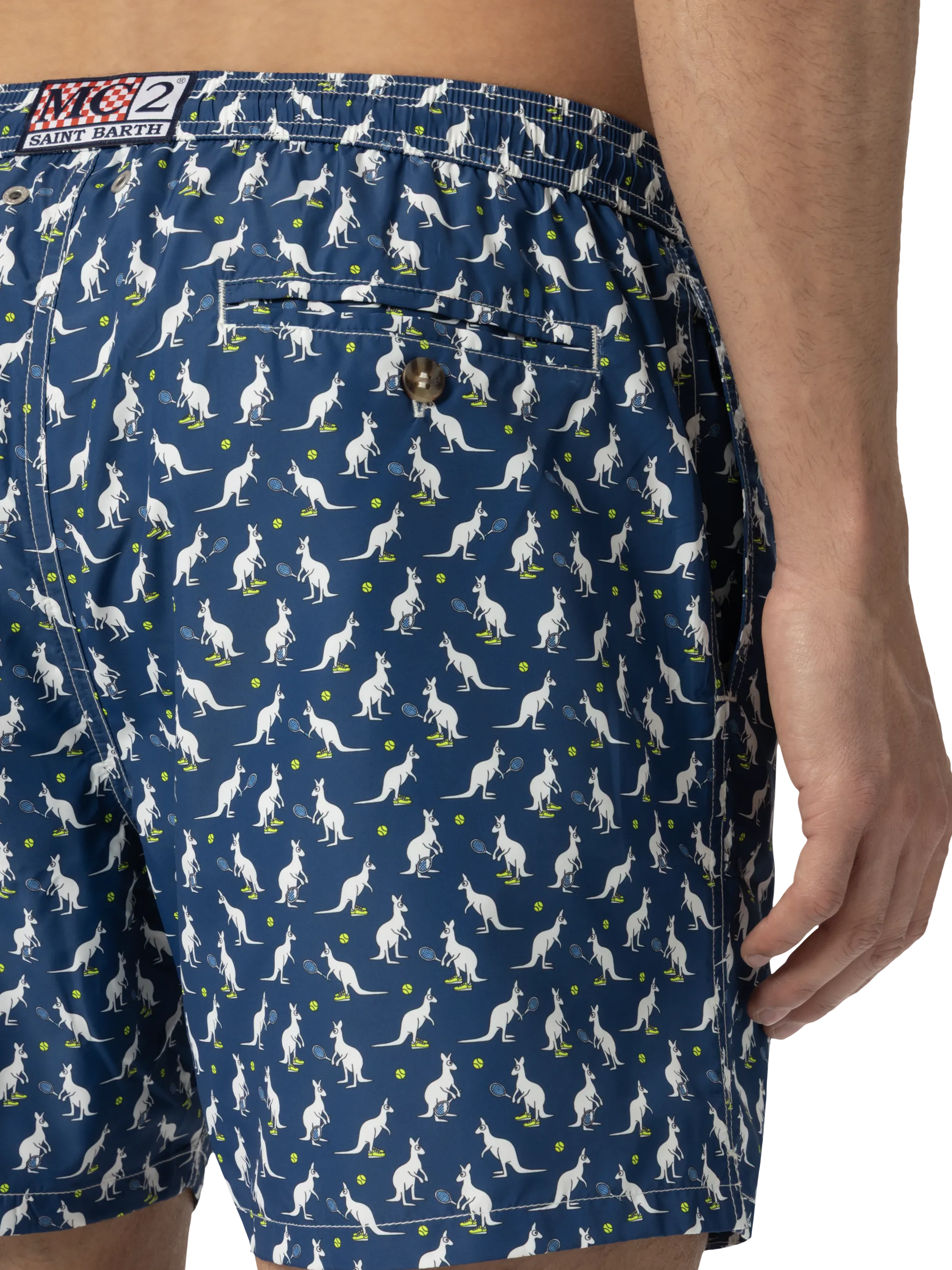 Lightweight fabric swim shorts Lighting with Australian print | AUSTRALIAN BRAND SPECIAL EDITION - Image 6