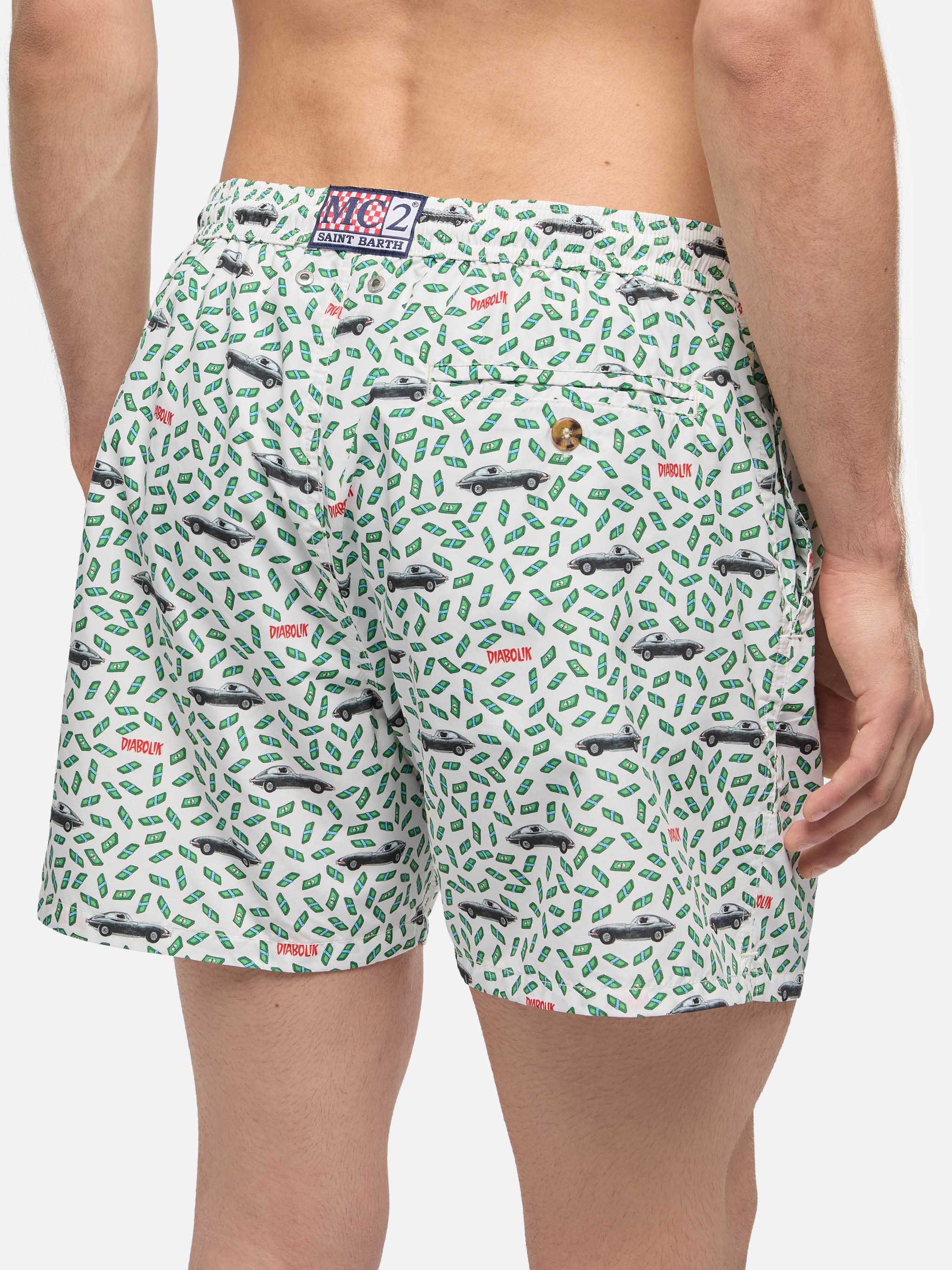 Lightweight fabric swim shorts Lighting with Diabolik print | DIABOLIK SPECIAL EDITION - Image 6