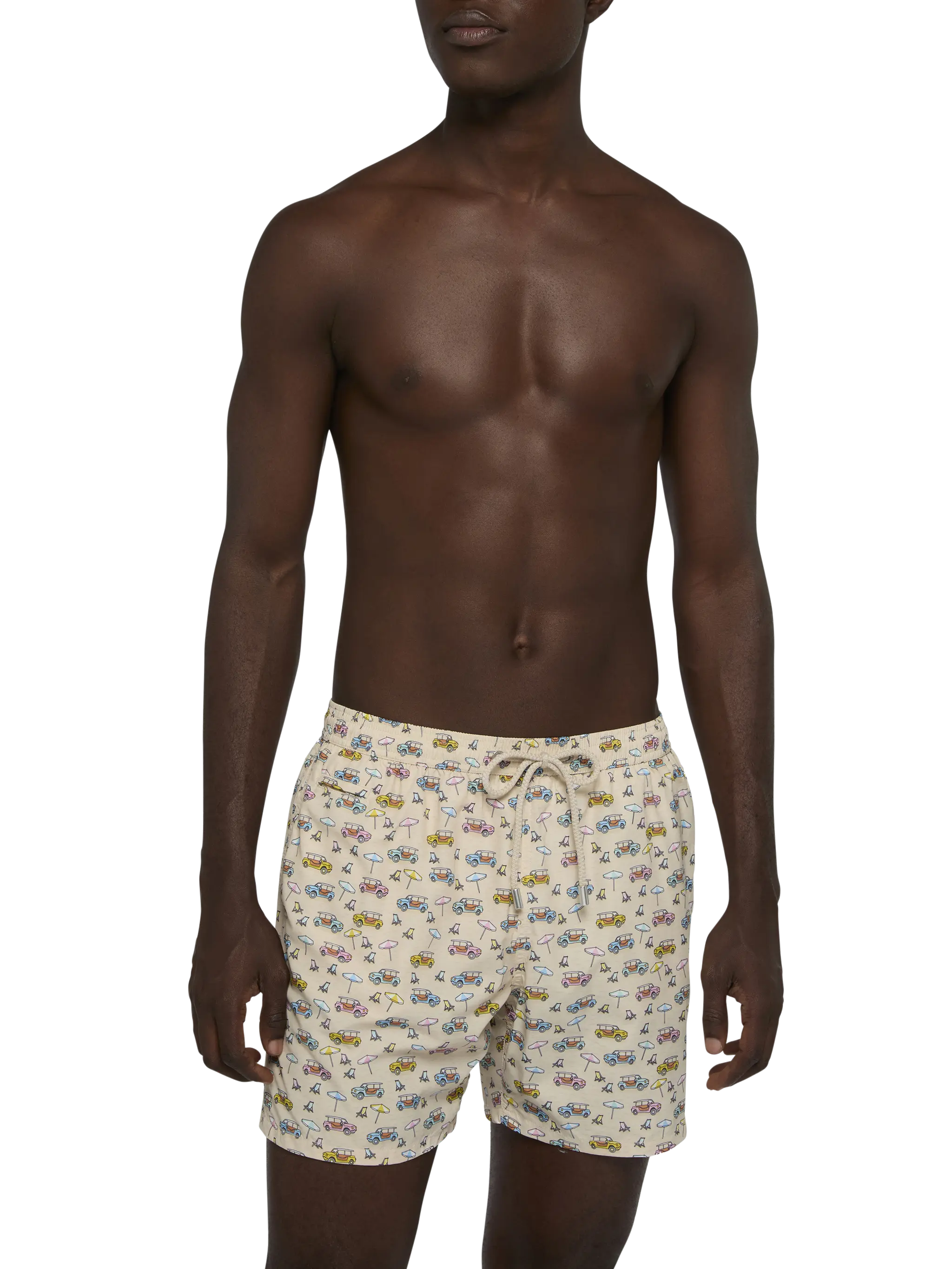 Lightweight fabric swim shorts Lighting with dune buggy print | FIAT SPECIAL EDITION - Image 3