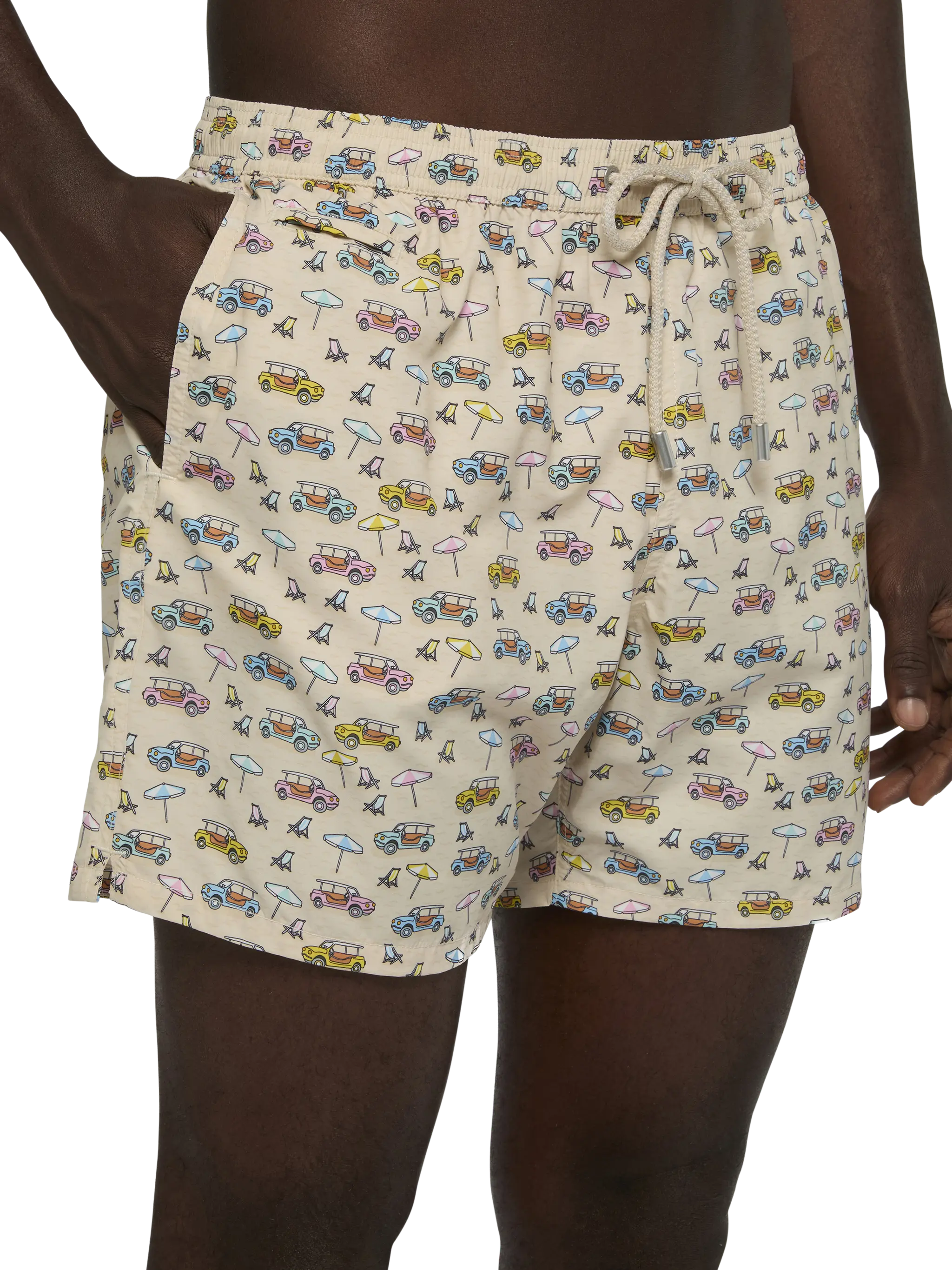 Lightweight fabric swim shorts Lighting with dune buggy print | FIAT SPECIAL EDITION - Image 4