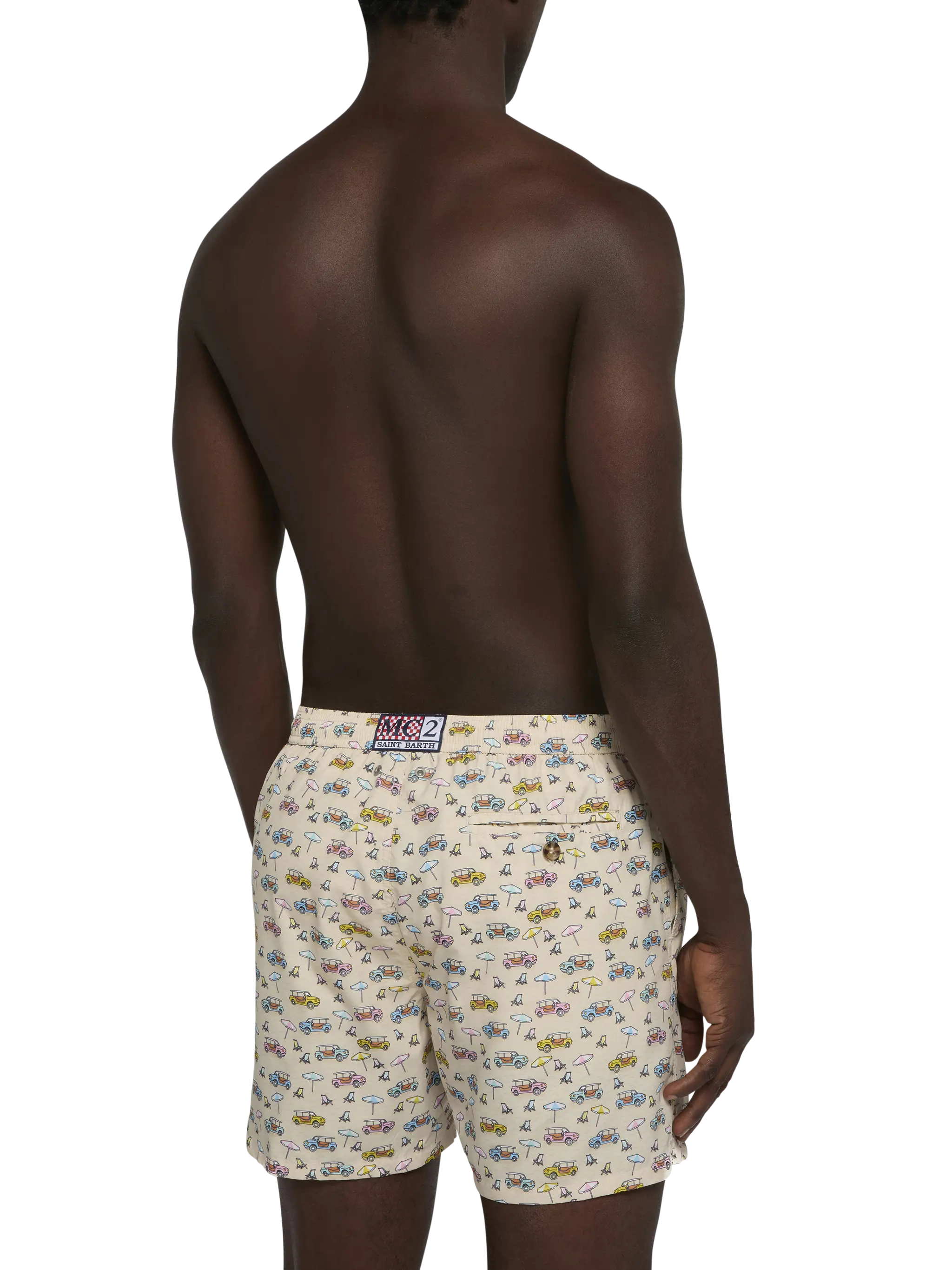 Lightweight fabric swim shorts Lighting with dune buggy print | FIAT SPECIAL EDITION - Image 5