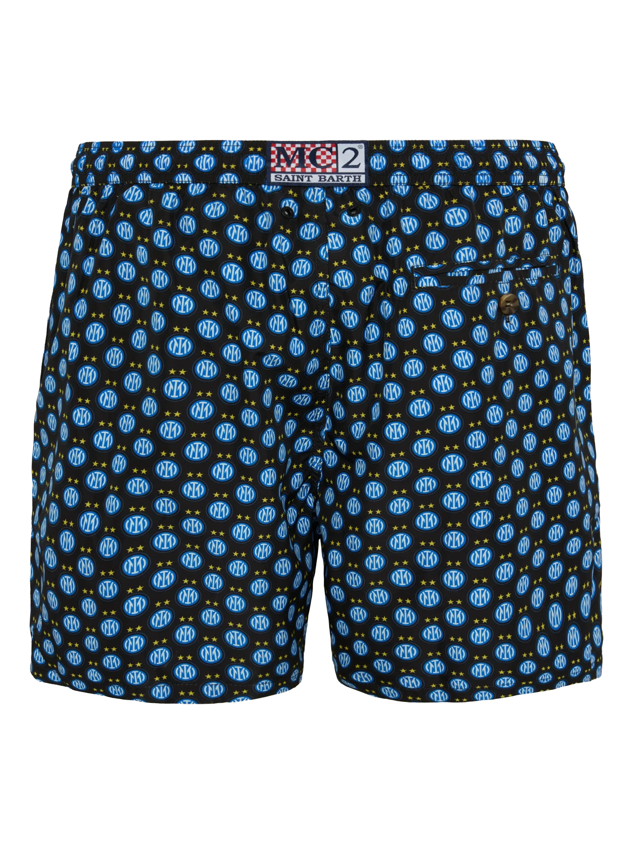 Lightweight fabric swim shorts Lighting with Inter print | INTER FC SPECIAL EDITION - Image 2