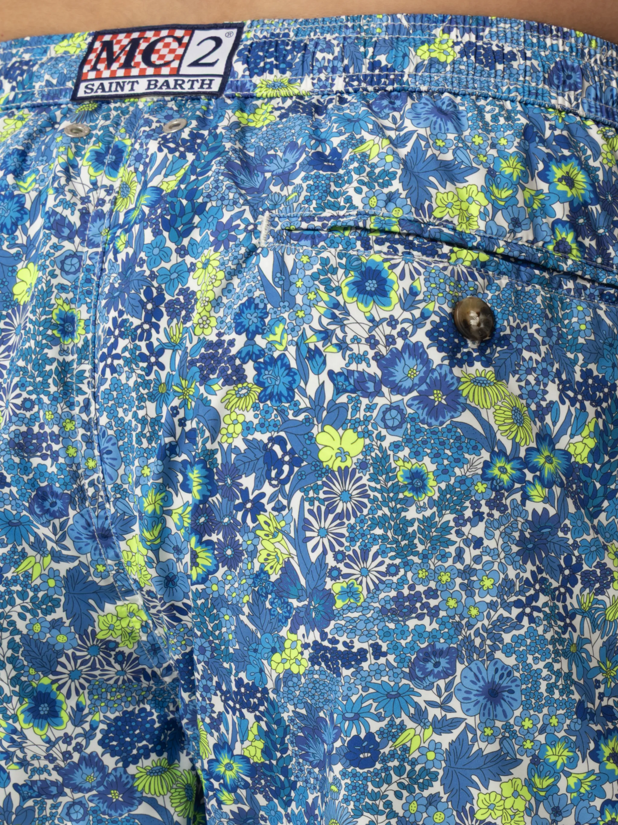 Lightweight fabric swim shorts Lighting with Margaret Annie print | MADE WITH LIBERTY FABRIC - Image 6