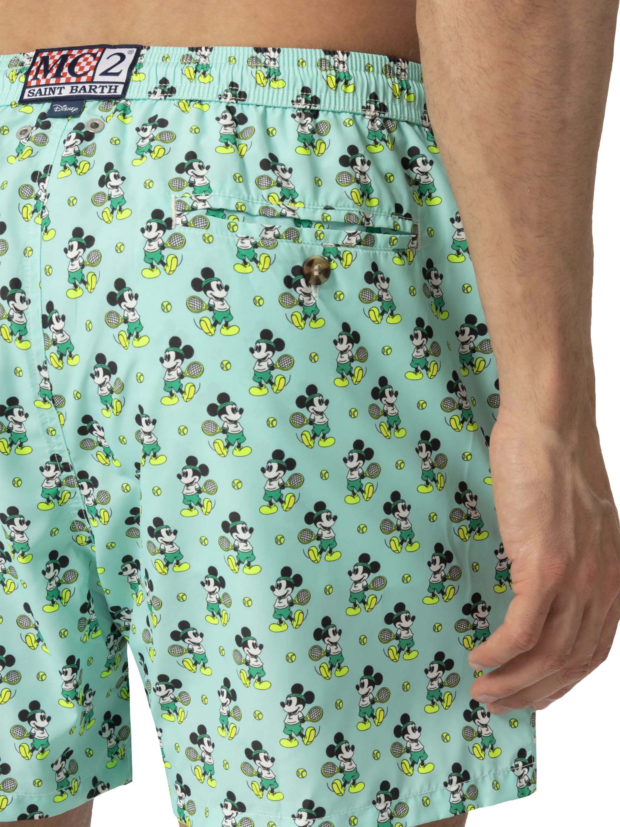 Lightweight fabric swim shorts Lighting with Mickey Mouse print | DISNEY® SPECIAL EDITION - Image 6