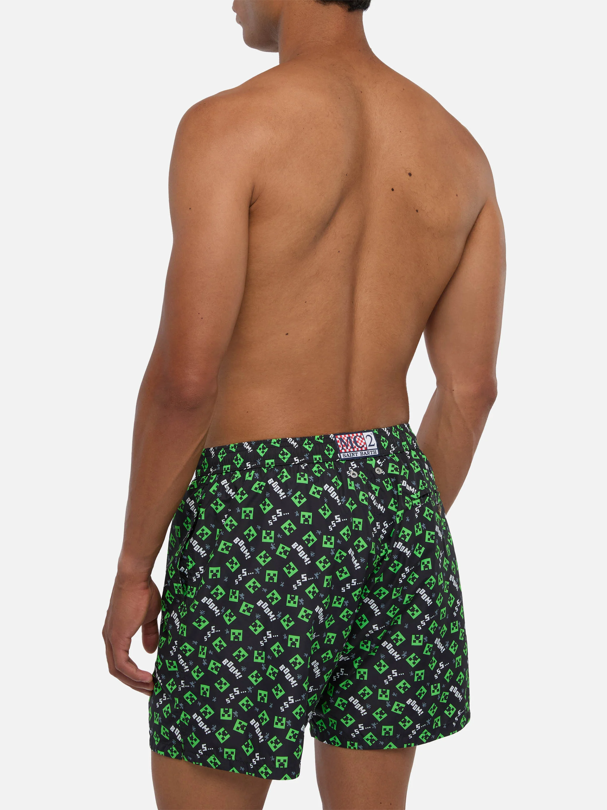 Lightweight fabric swim shorts Lighting with Minecraft print | MINECRAFT® SPECIAL EDITION - Image 5