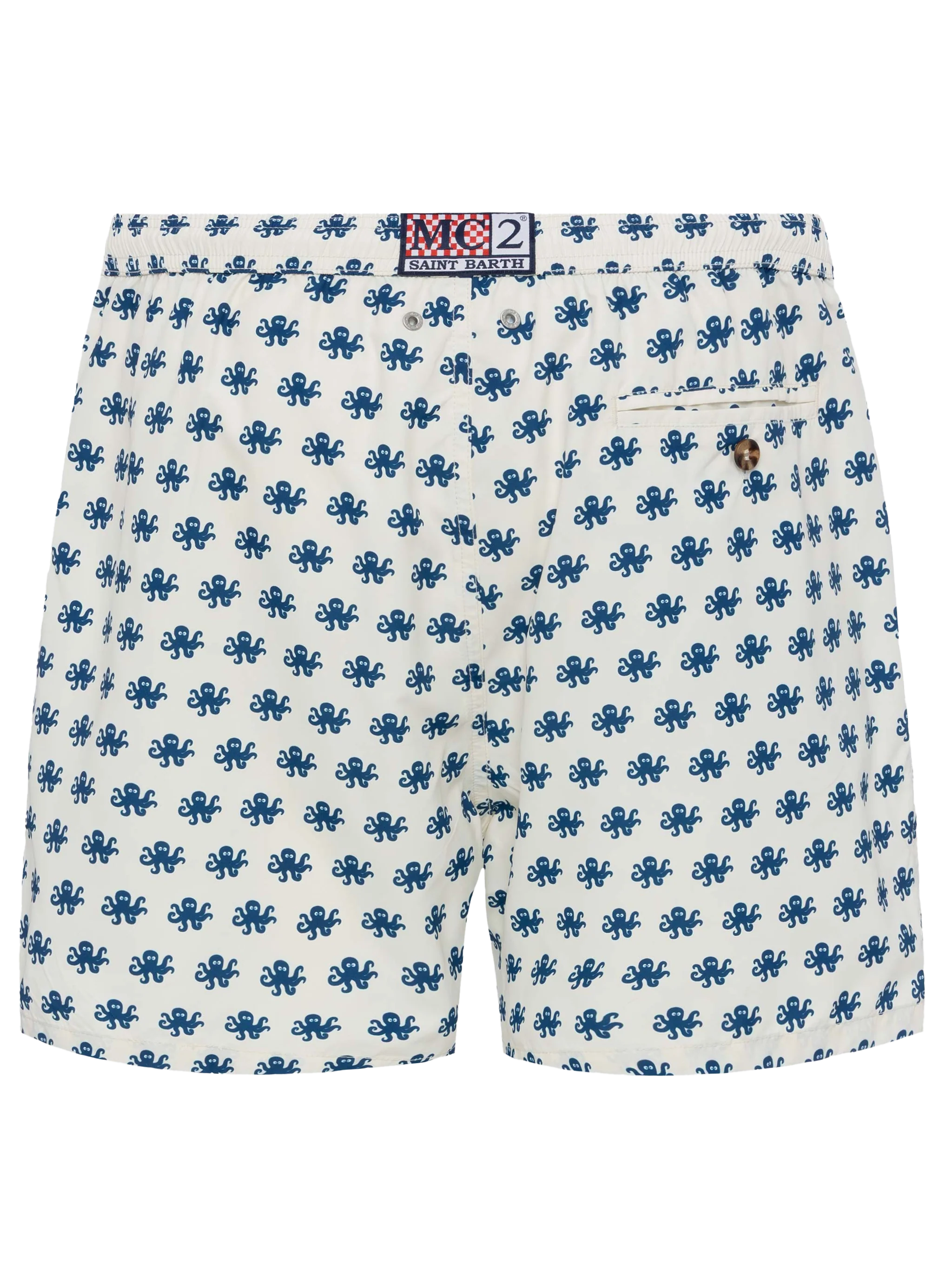 Lightweight fabric swim shorts Lighting with octopus print - Image 2