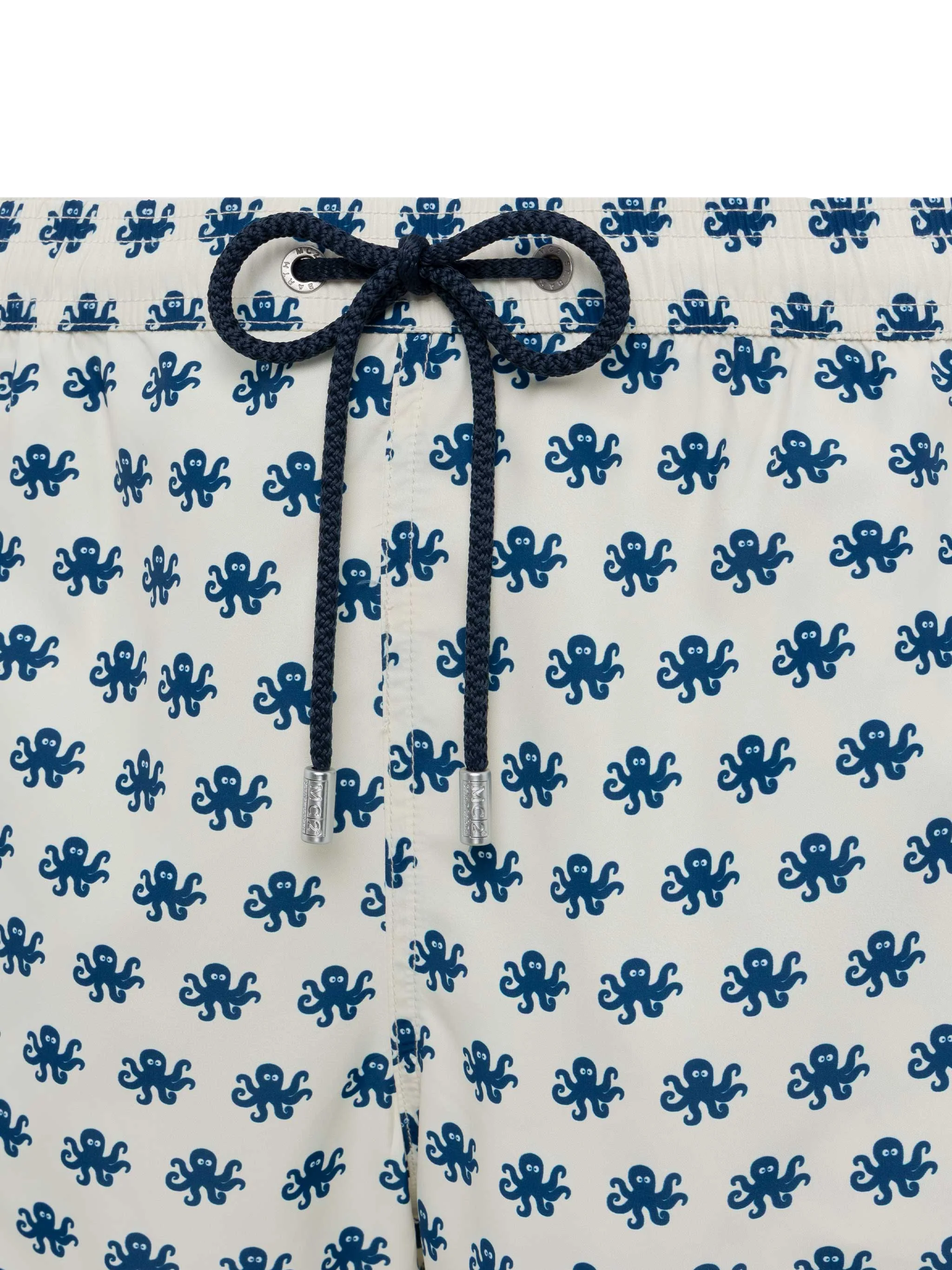 Lightweight fabric swim shorts Lighting with octopus print - Image 8
