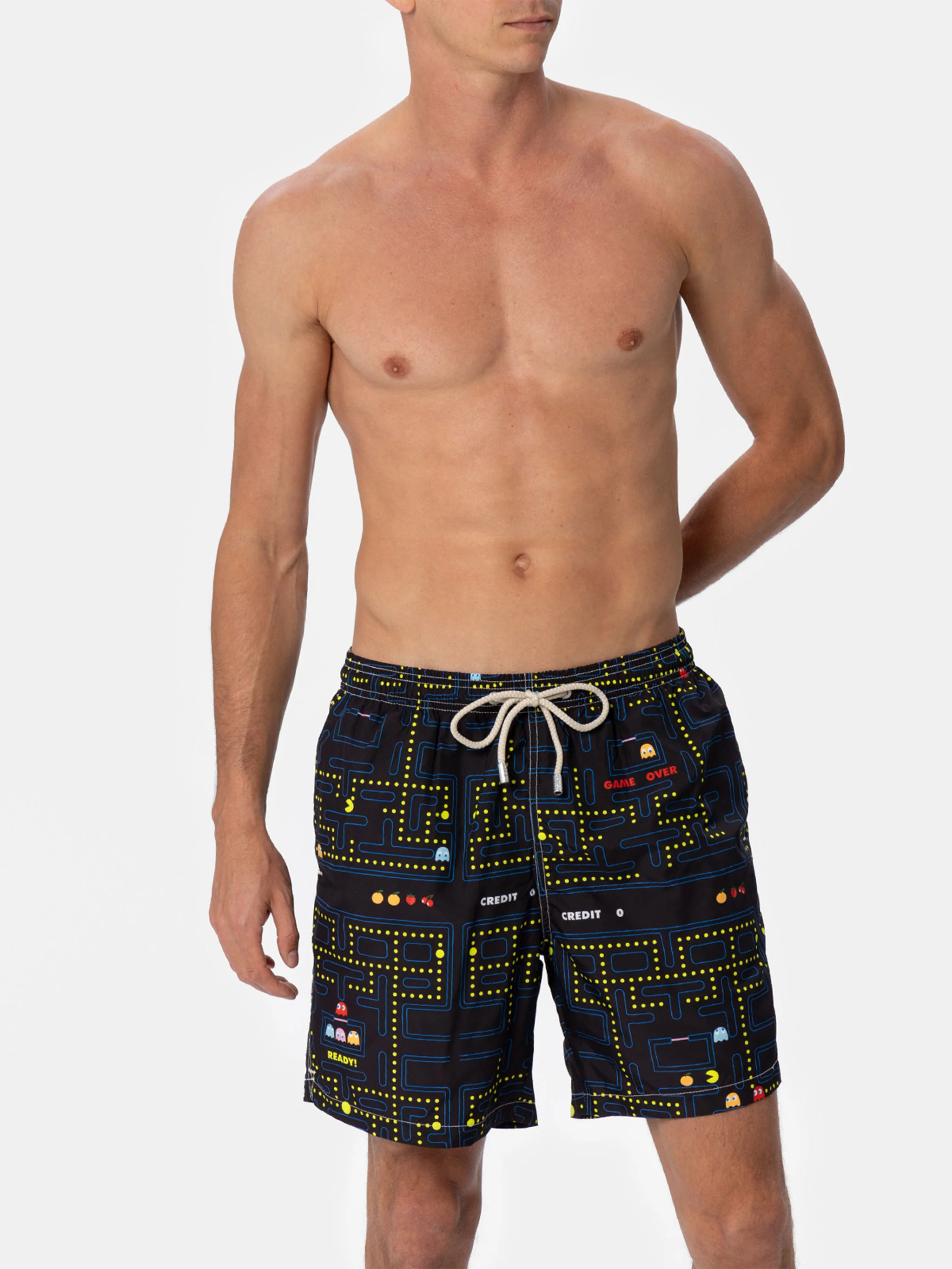 Lighting swim shorts with Pac-Man print | Special Edition - Image 4