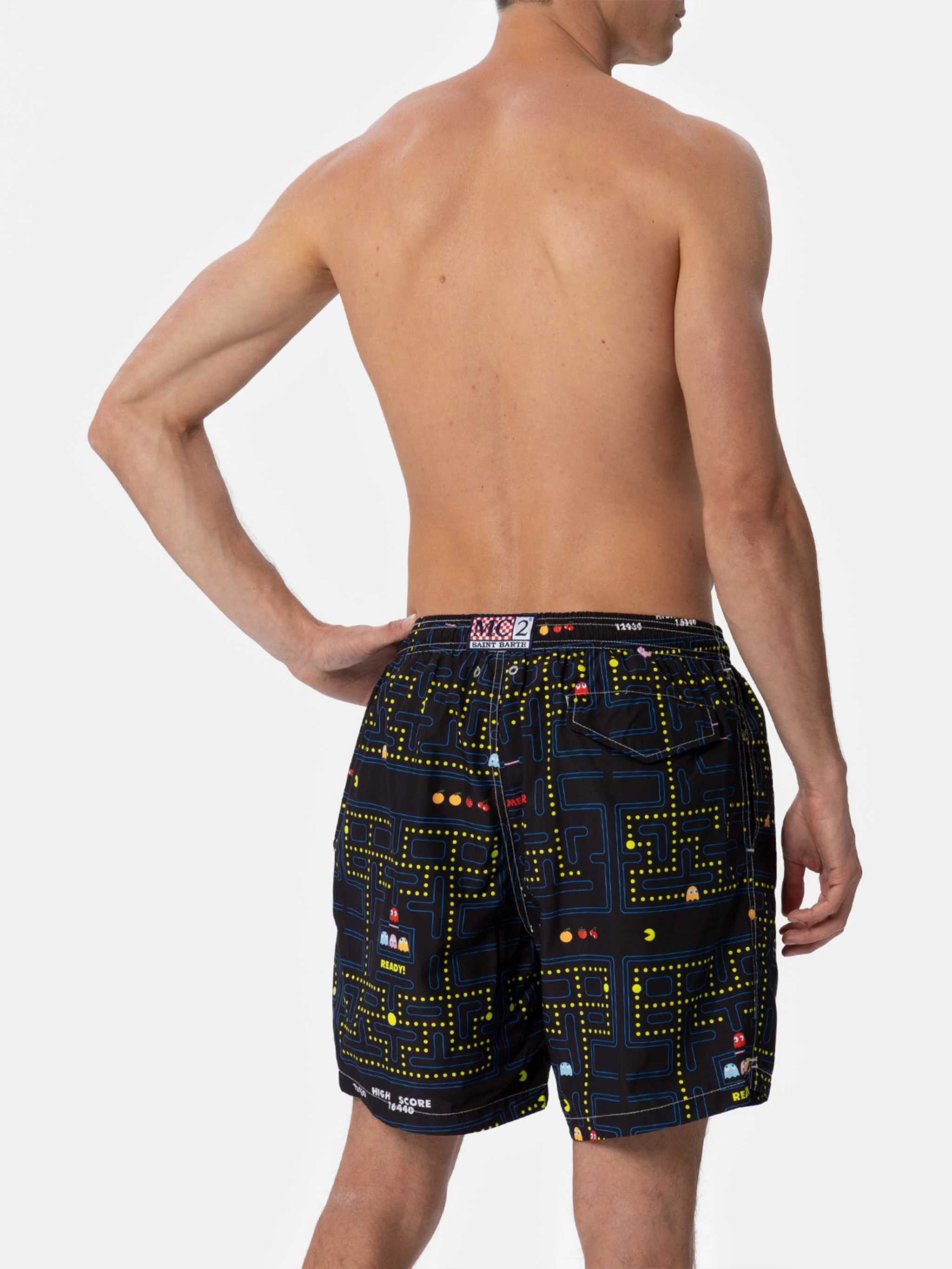 Lighting swim shorts with Pac-Man print | Special Edition - Image 5