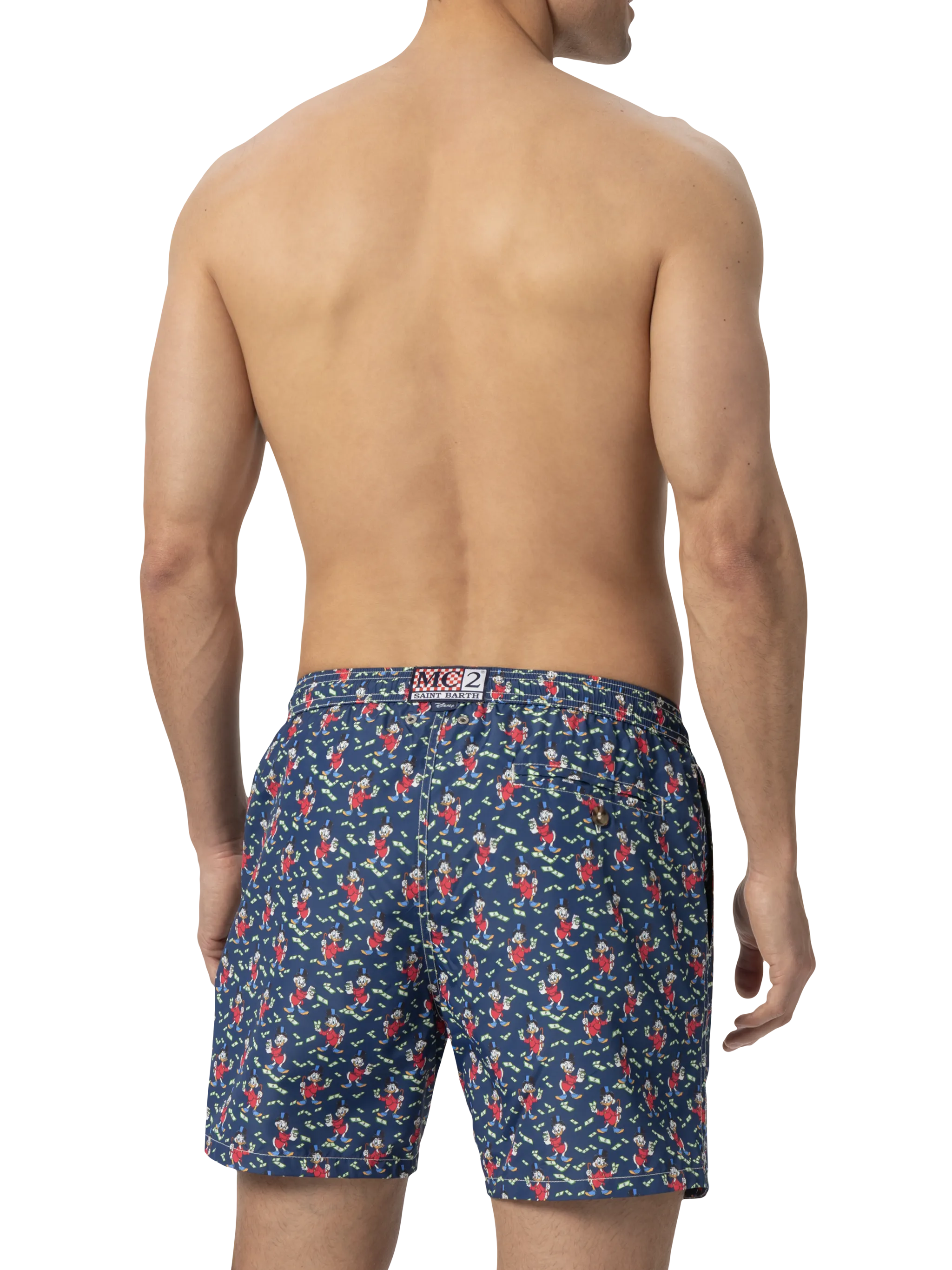 Lightweight fabric swim shorts Lighting with Scrooge print | DISNEY® SPECIAL EDITION - Image 4