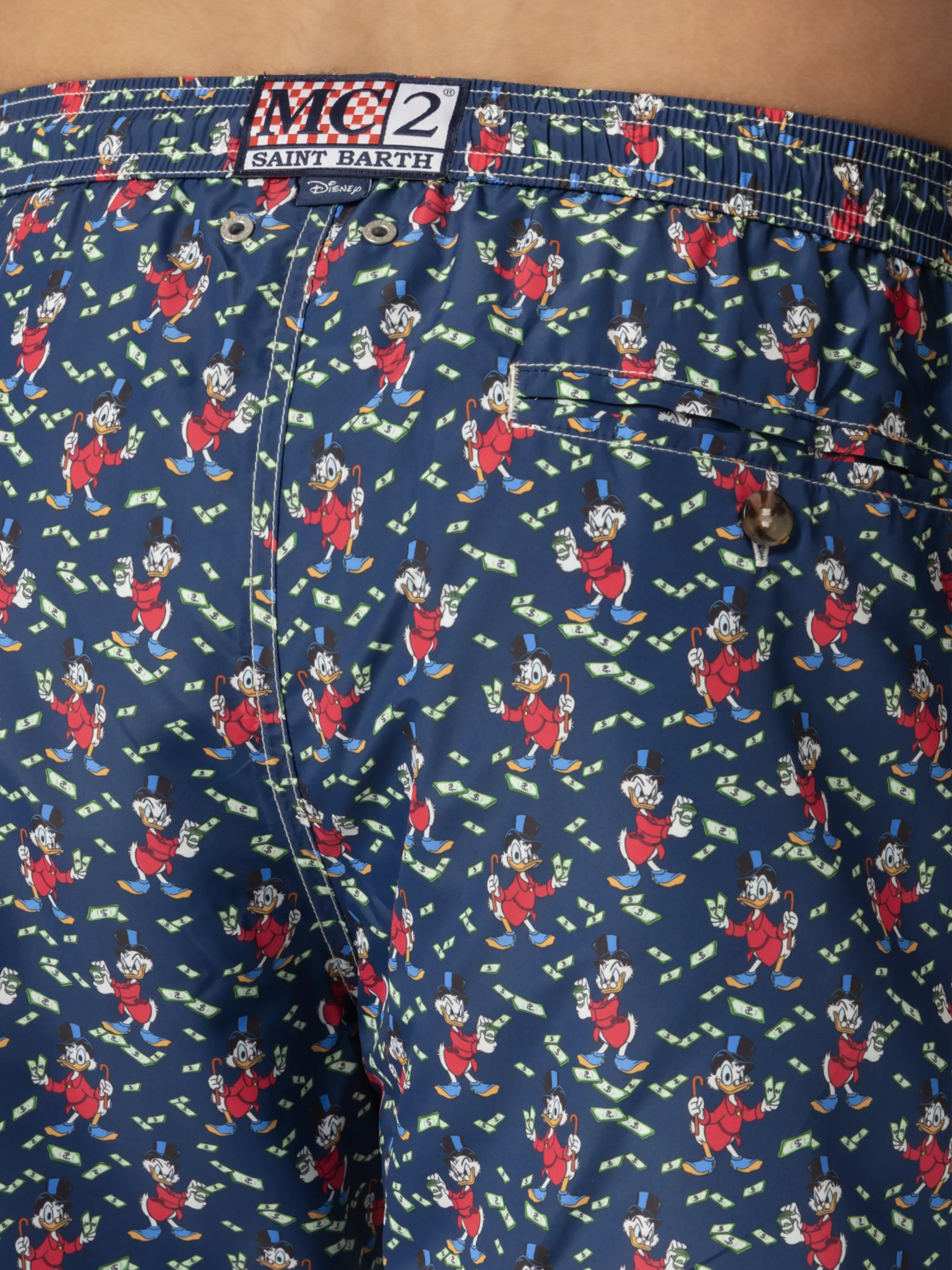 Lightweight fabric swim shorts Lighting with Scrooge print | DISNEY® SPECIAL EDITION - Image 6