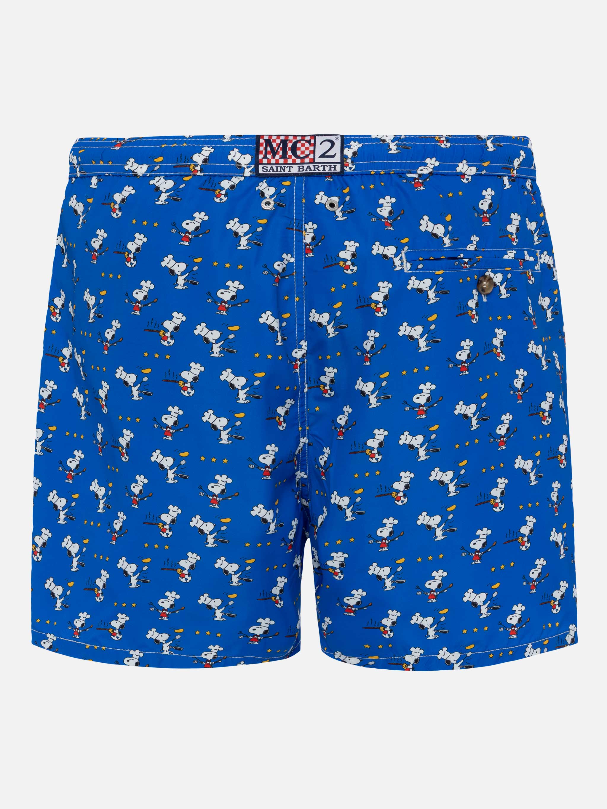 Lightweight fabric swim shorts Lighting with Snoopy chef print | SNOOPY PEANUTS® SPECIAL EDITION - Image 2