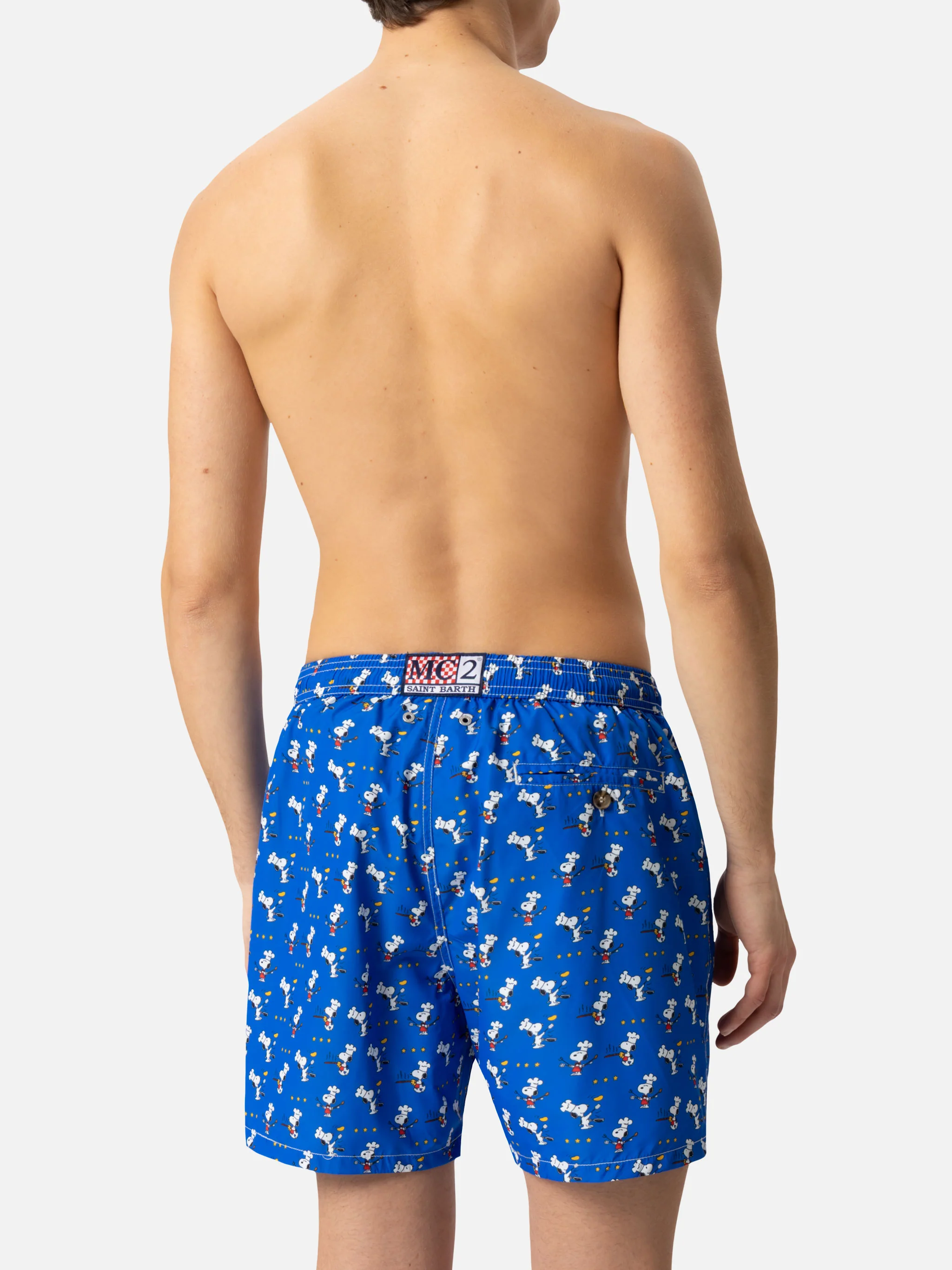 Lightweight fabric swim shorts Lighting with Snoopy chef print | SNOOPY PEANUTS® SPECIAL EDITION - Image 7