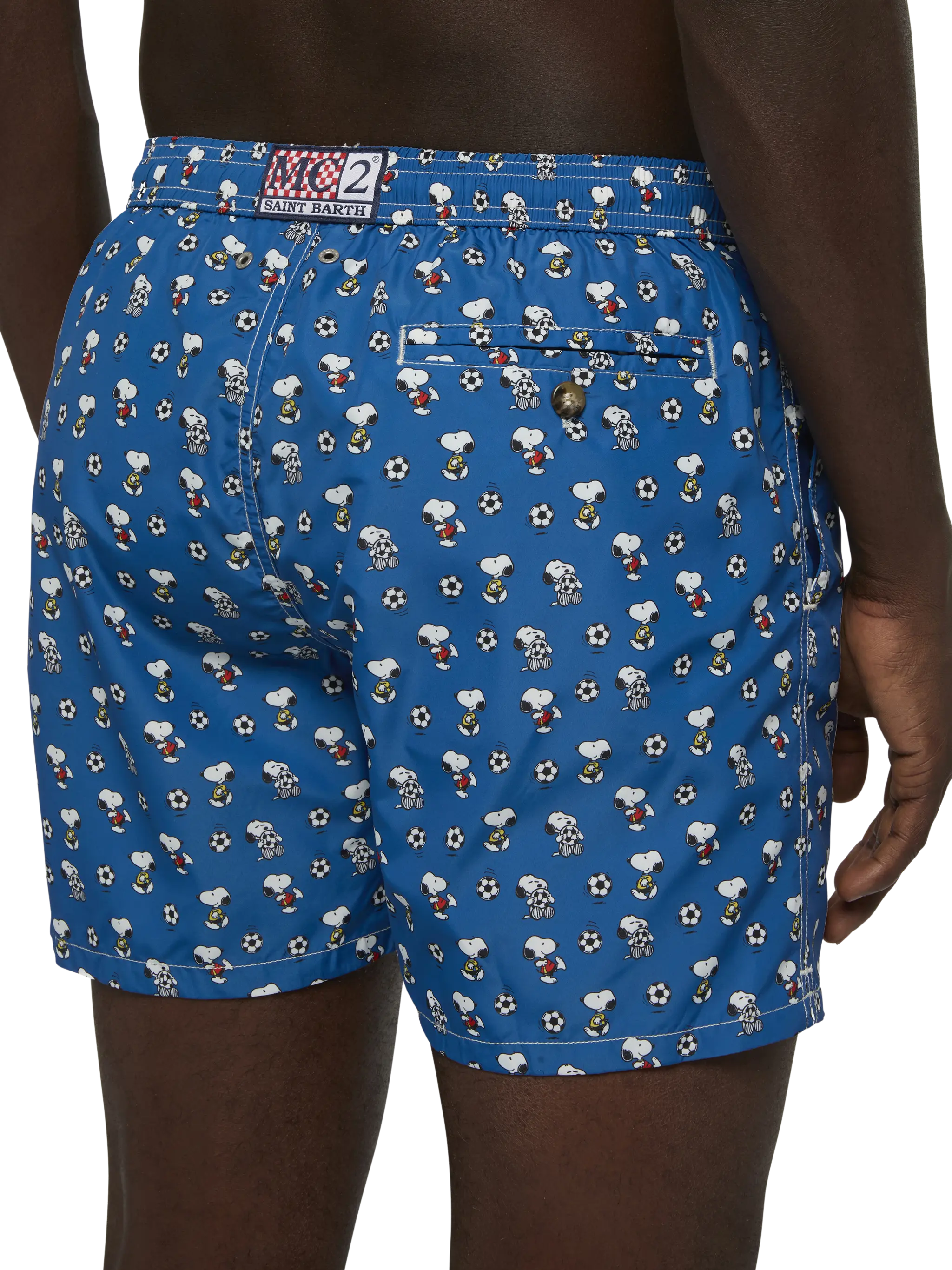 Lightweight fabric swim shorts Lighting with Snoopy print | SNOOPY PEANUTS® SPECIAL EDITION - Image 6