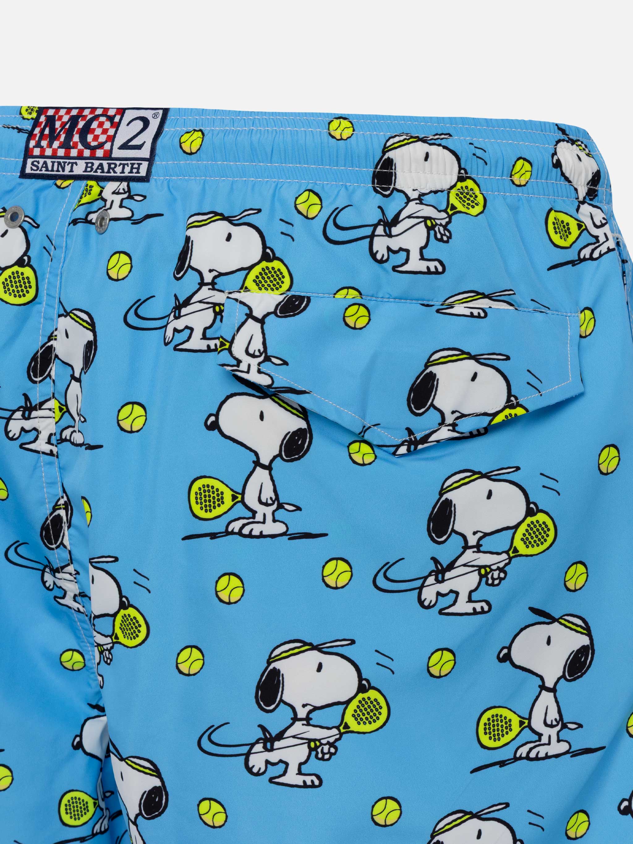 Lightweight fabric swim-shorts Lighting with Snoopy print|SNOOPY PEANUTS® SPECIAL EDITION - Image 4