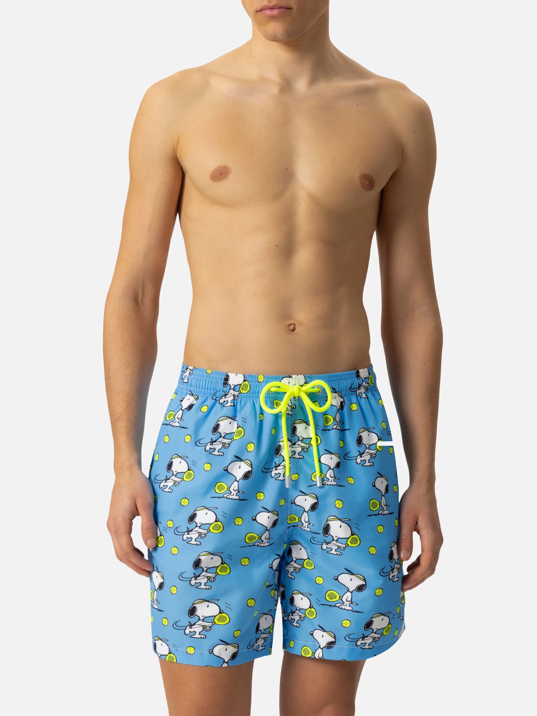 Lightweight fabric swim-shorts Lighting with Snoopy print|SNOOPY PEANUTS® SPECIAL EDITION - Image 5