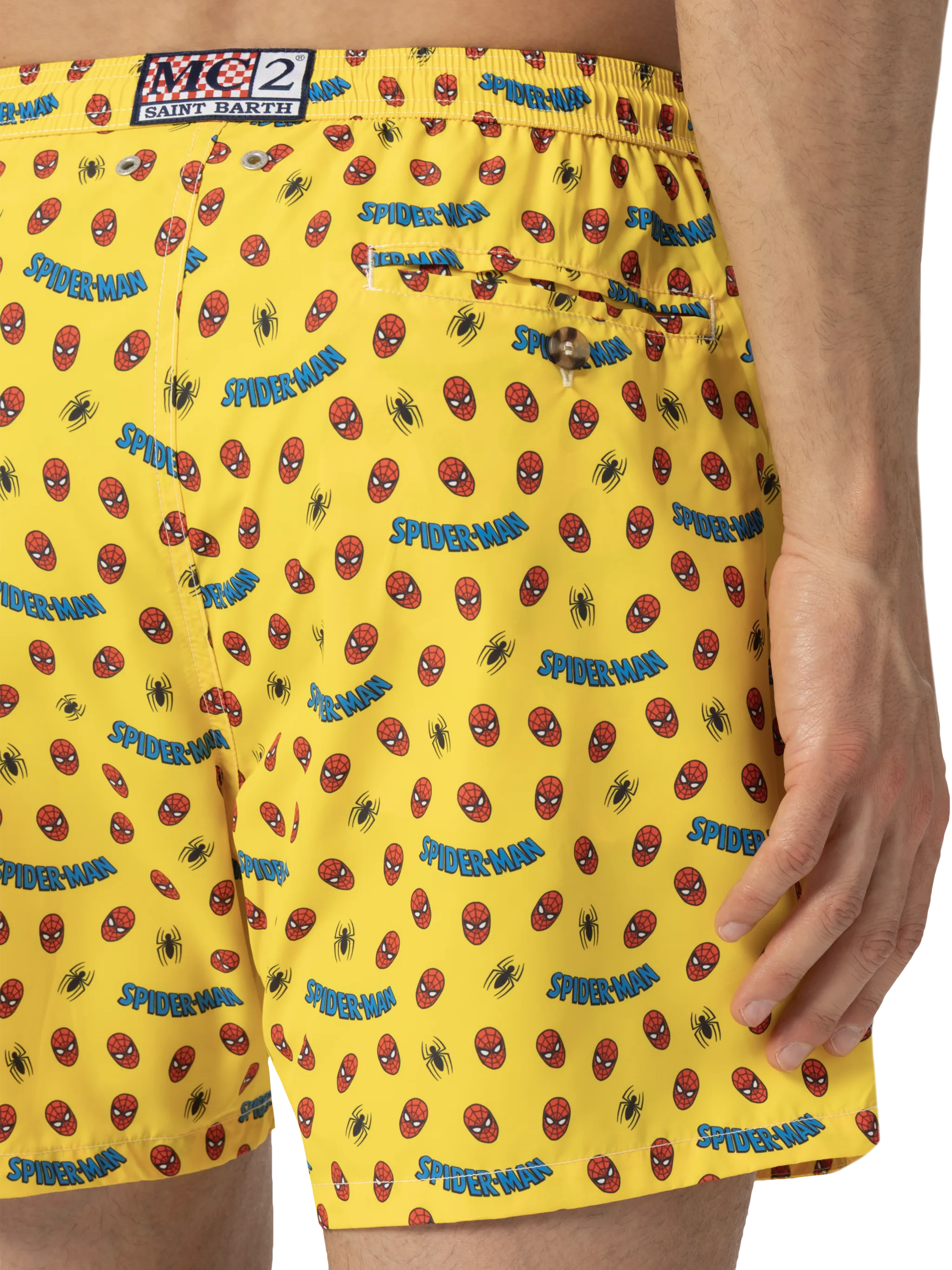 Lighting Micro Fantasy swim shorts with Spiderman print | Special Edition - Image 6