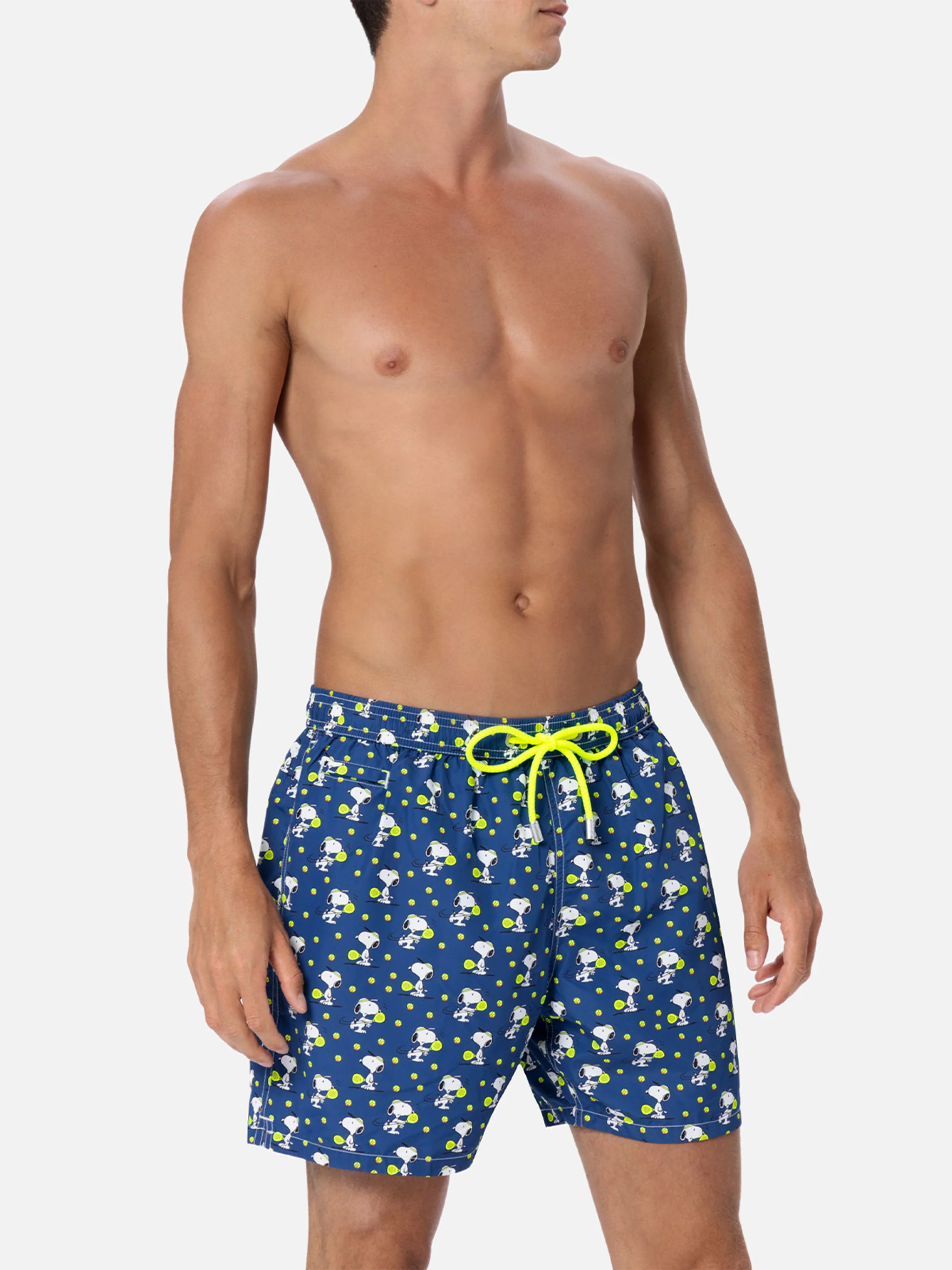 Lightweight fabric swim shorts Lighting with Snoopy print | SNOOPY PEANUTS® SPECIAL EDITION - Image 3