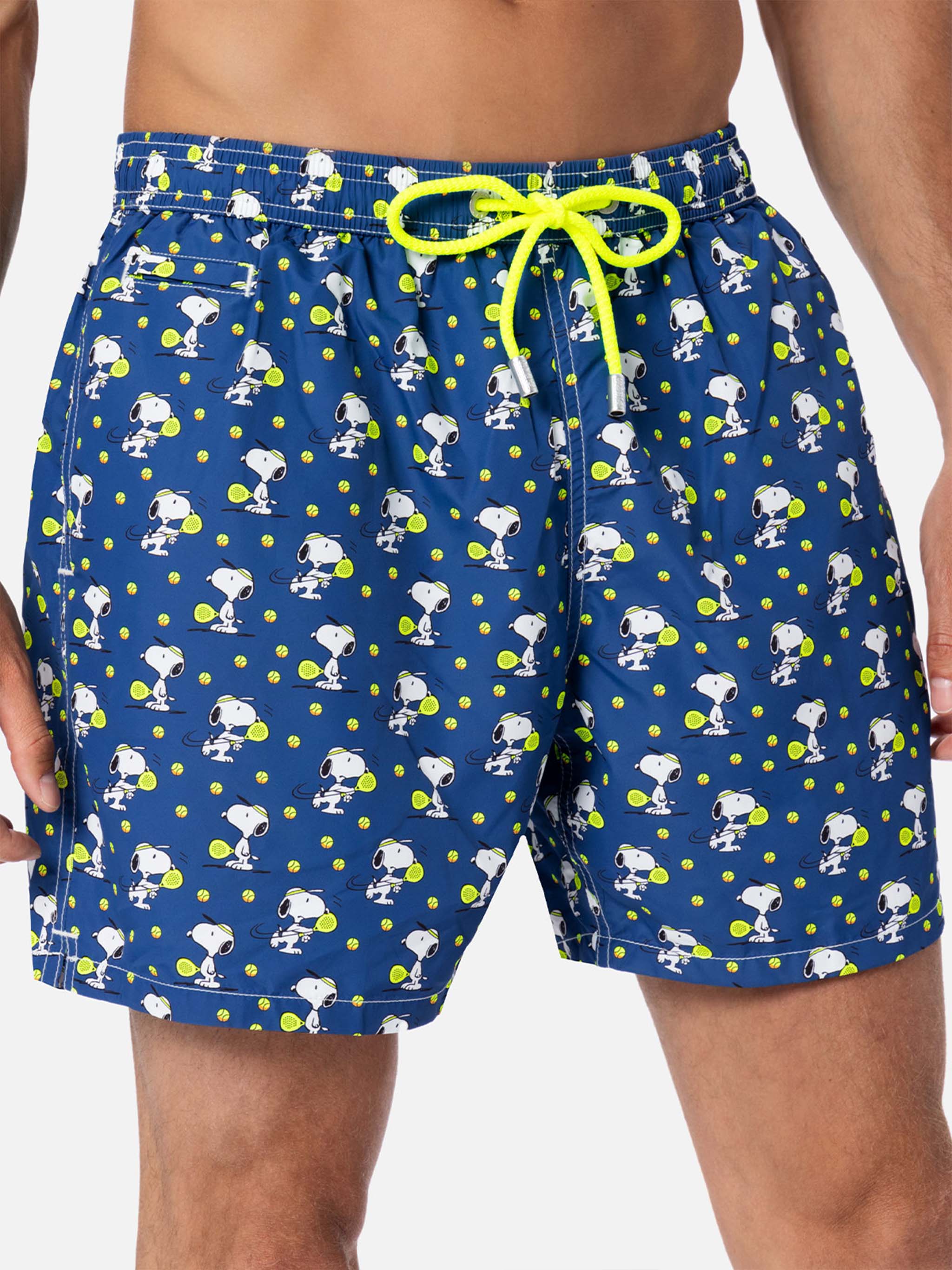 Lightweight fabric swim shorts Lighting with Snoopy print | SNOOPY PEANUTS® SPECIAL EDITION - Image 5